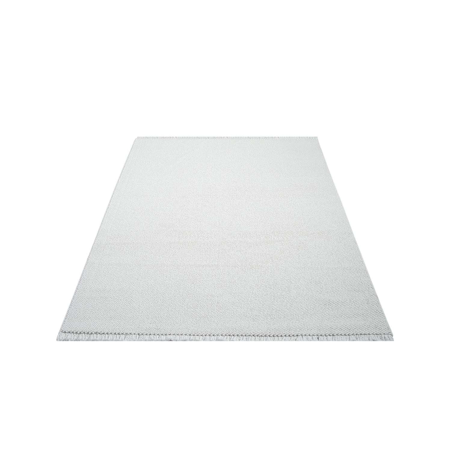 Teppich Wolle Optik Grau 160x230 6