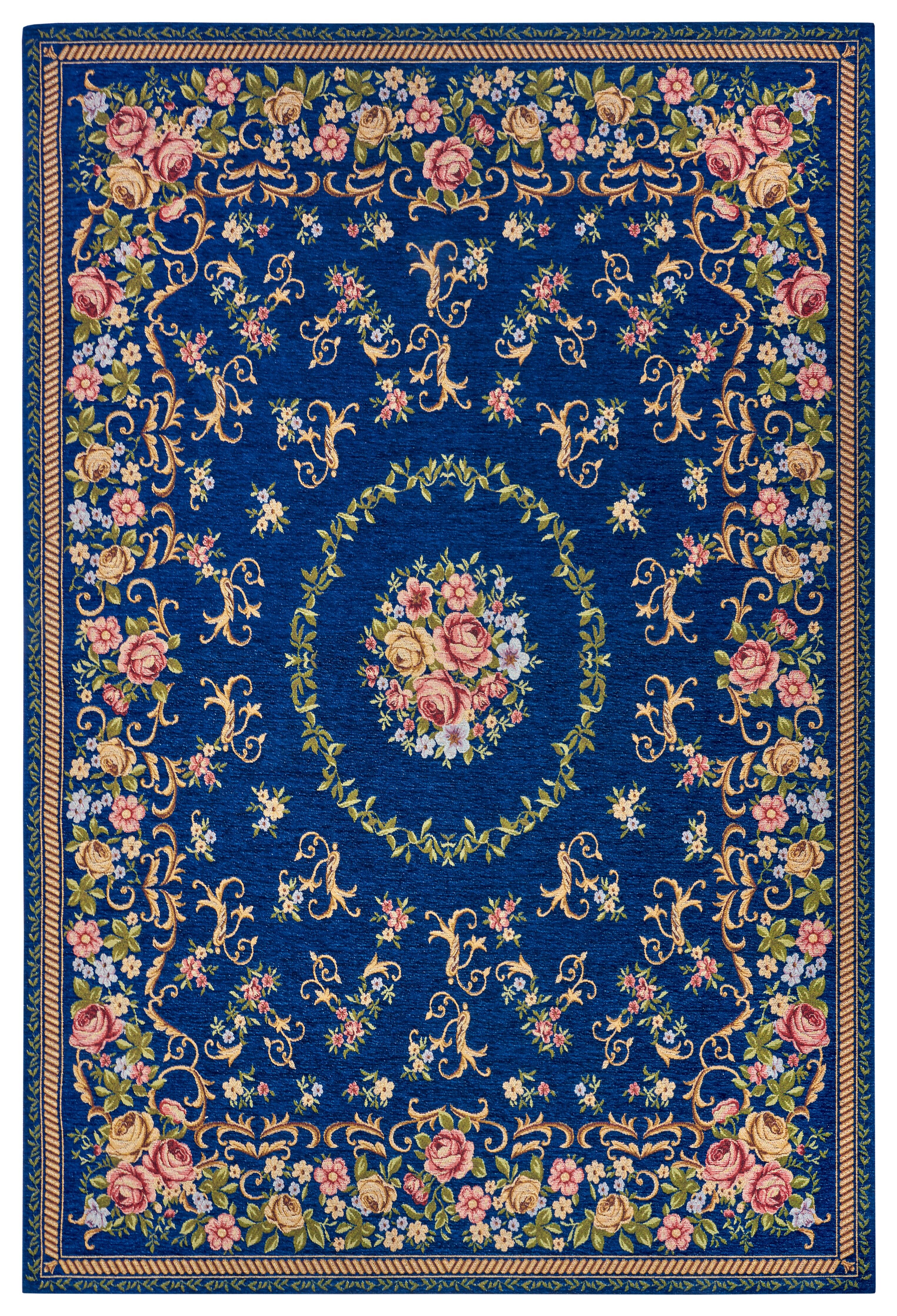 Teppich Orient Gobelin 5868 Blau/Mehrfarbig