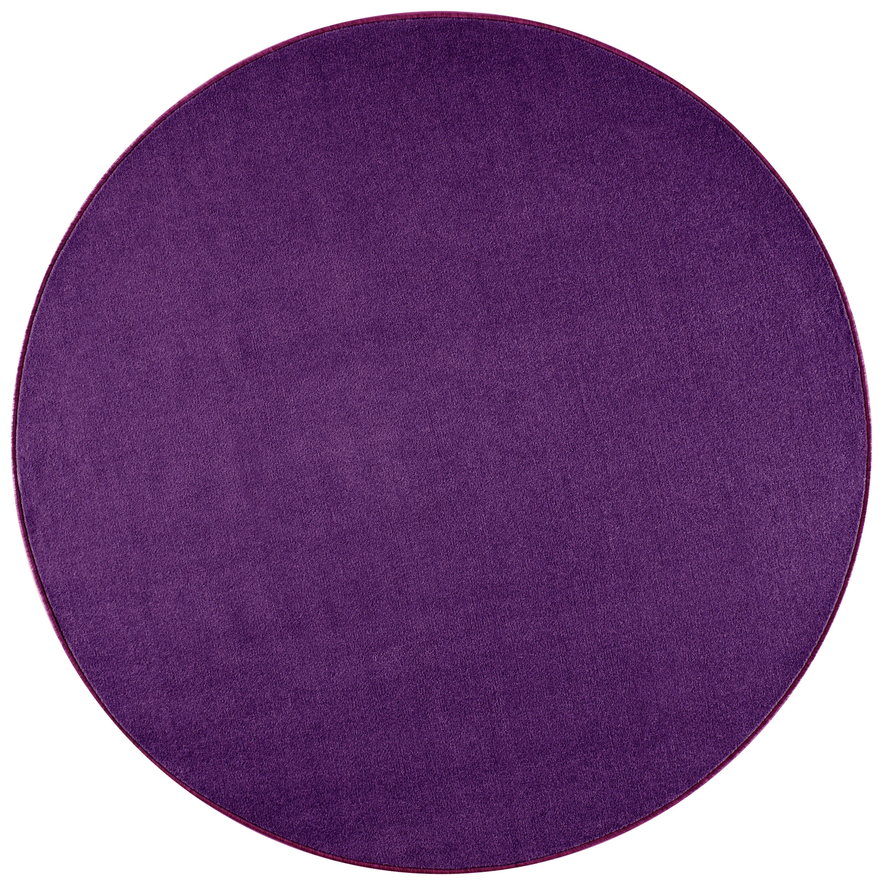 Teppich Kurzflor Nasty 1150 Violett Rund