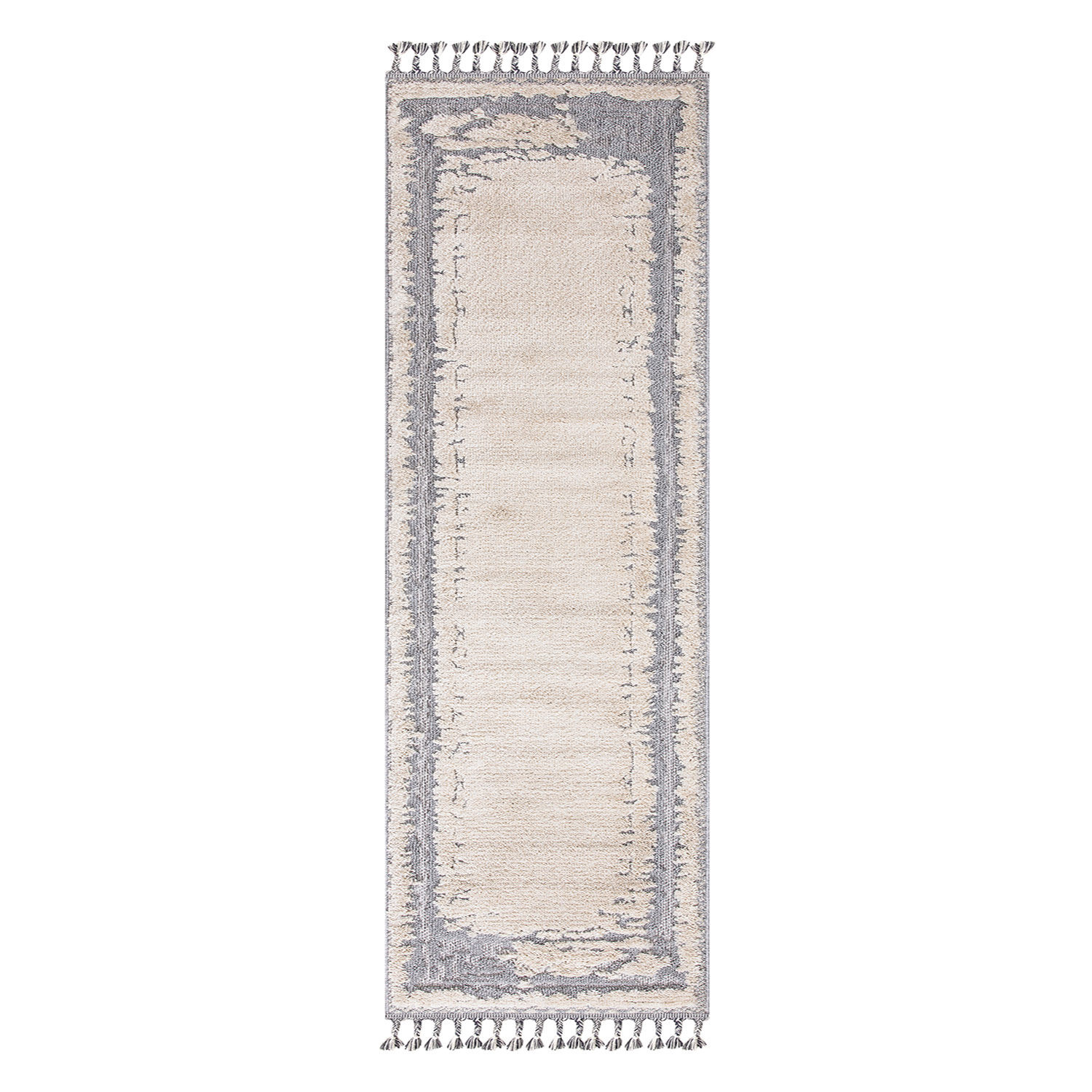 Teppich Skandinavisch Grau Aya 809 80x300