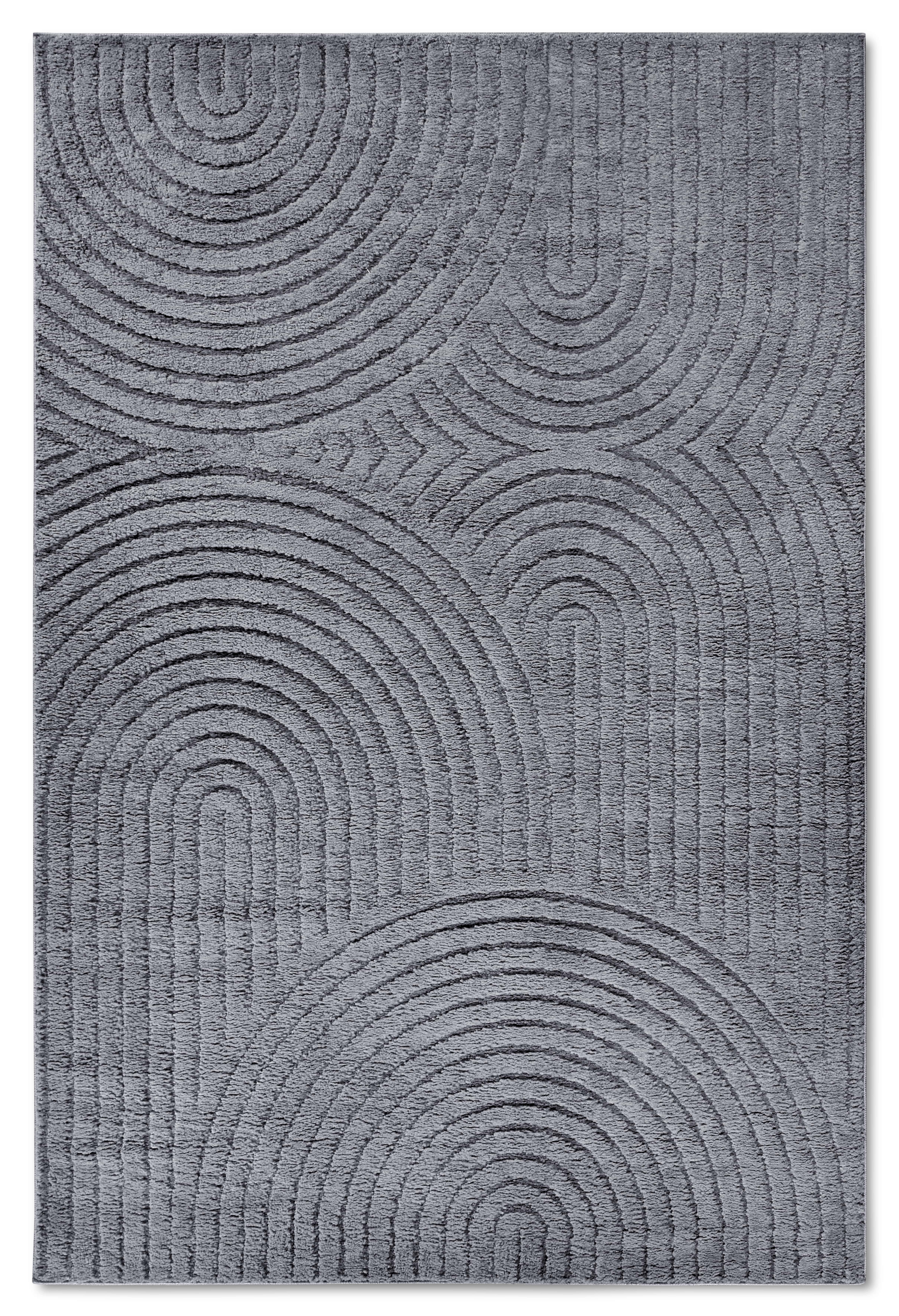 Elle Decoration Kurzflor Teppich New York Panglao 6206 Anthrazit