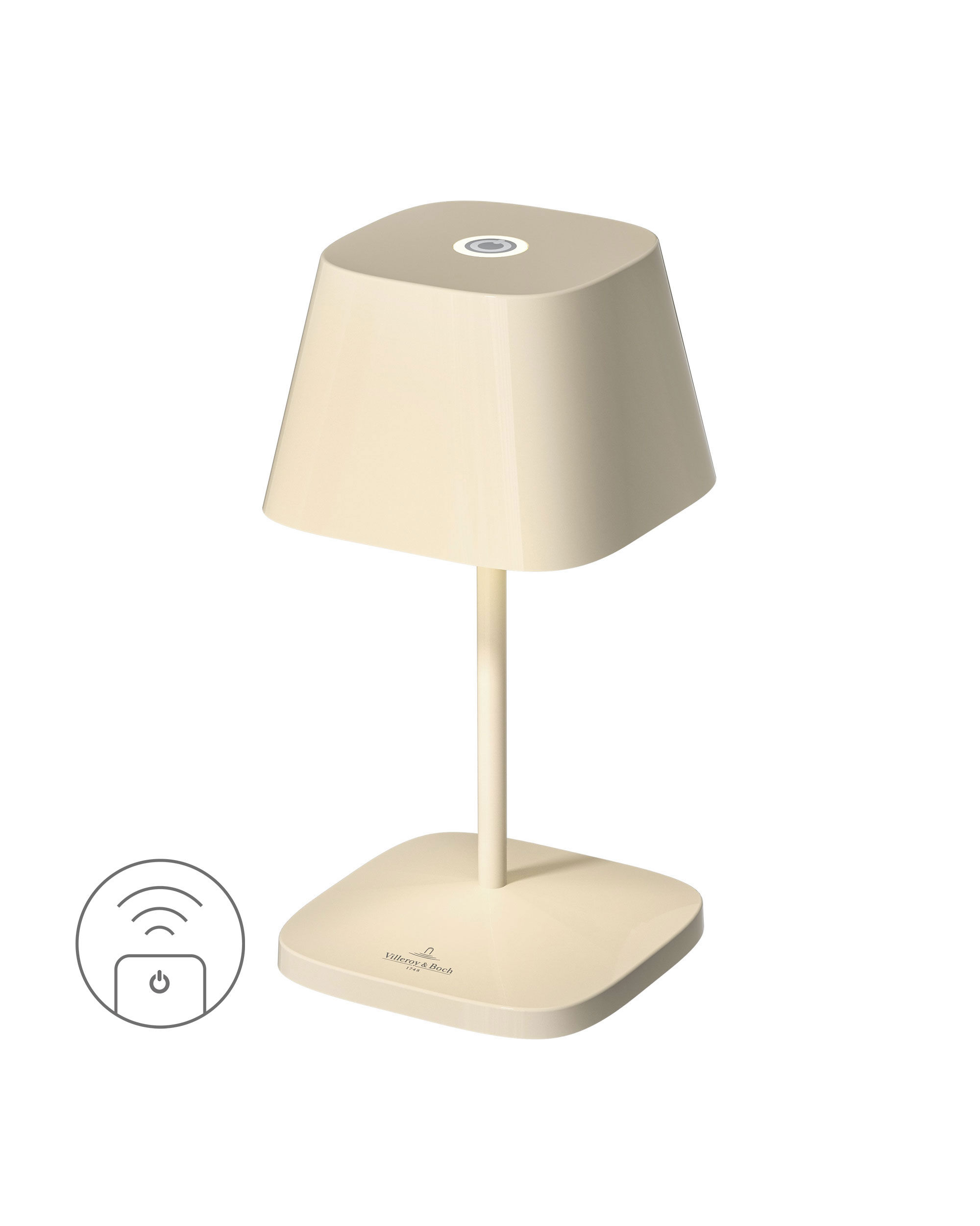 Villeroy & Boch NEAPEL RC Keramik Akku-Tischleuchte In- & Outdoor