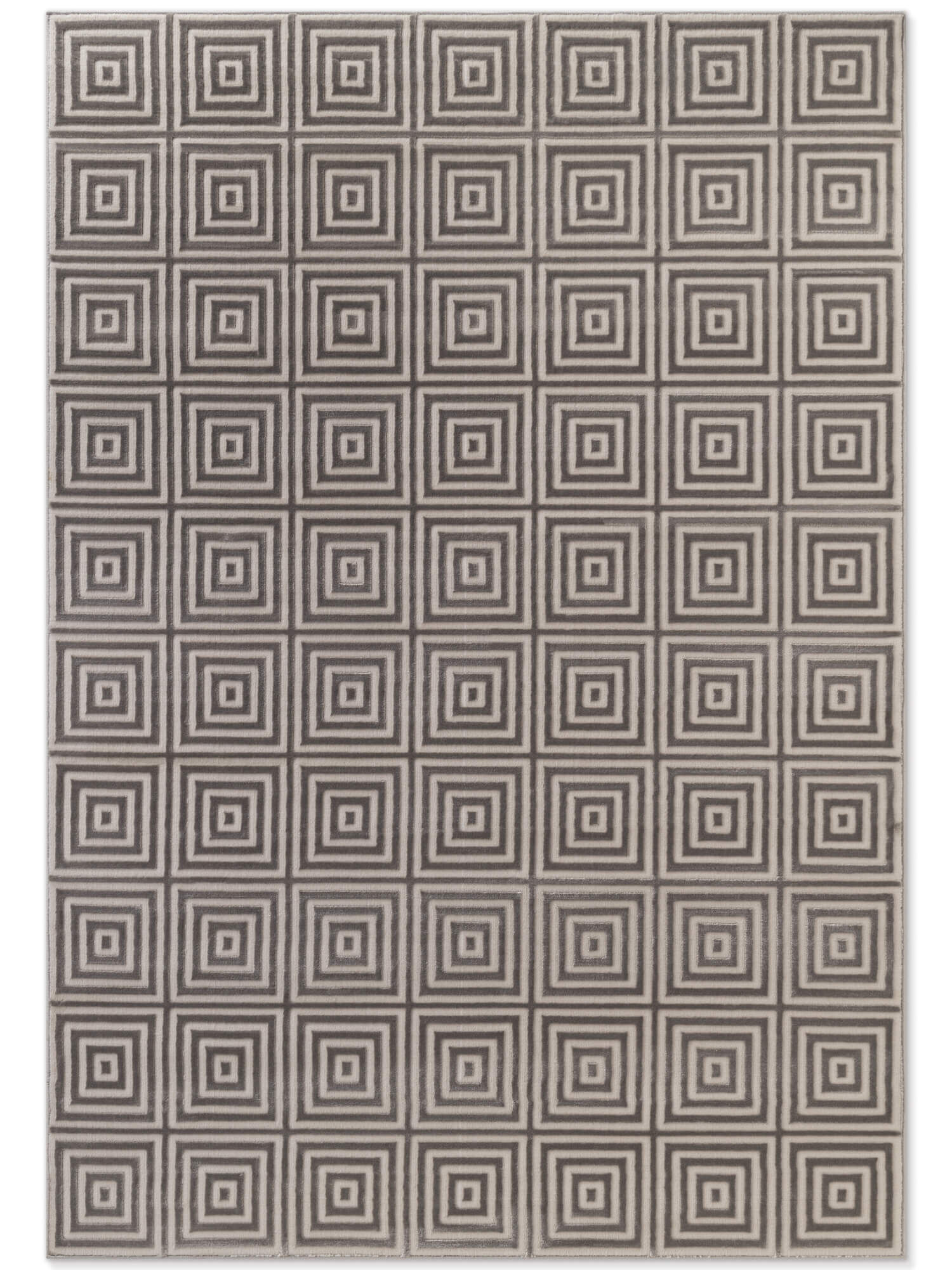 Teppich Kurzflor Modern Perles 106185 Dunkelbeige
