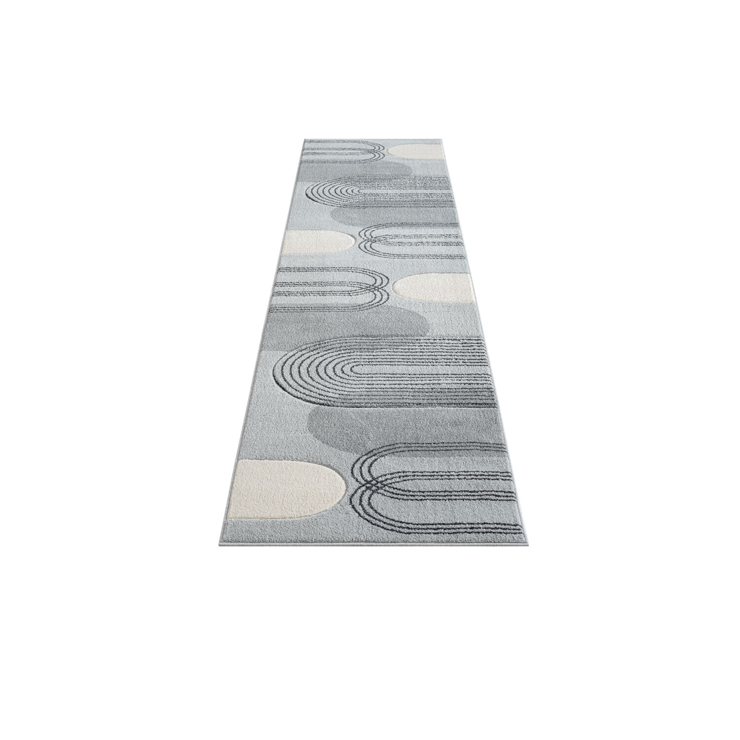 Teppich Modern Lambi 7517 Grau 80x300 3