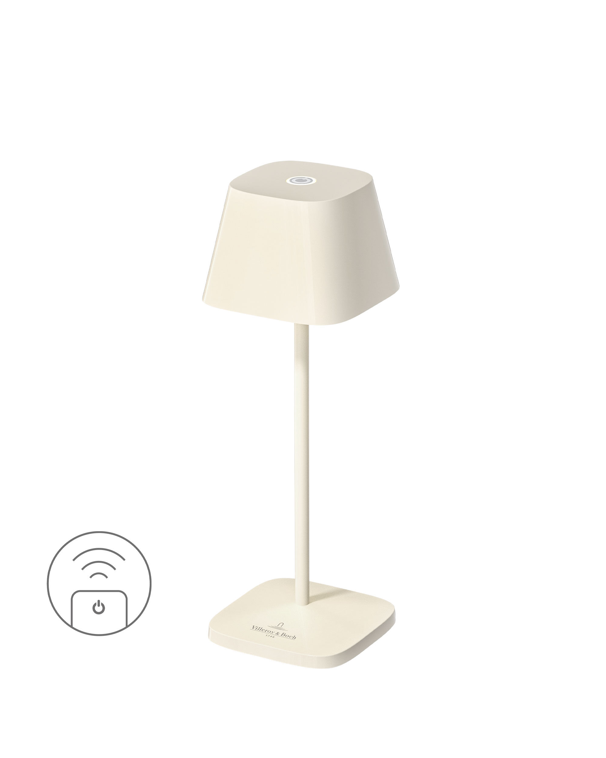 Villeroy & Boch NEAPEL MICRO RC Keramik Akku-Tischleuchte In- & Outdoor