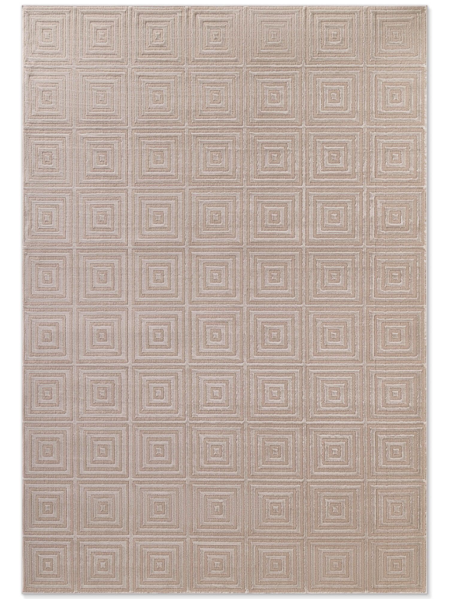 Teppich Kurzflor Modern Perles 106183 Beige