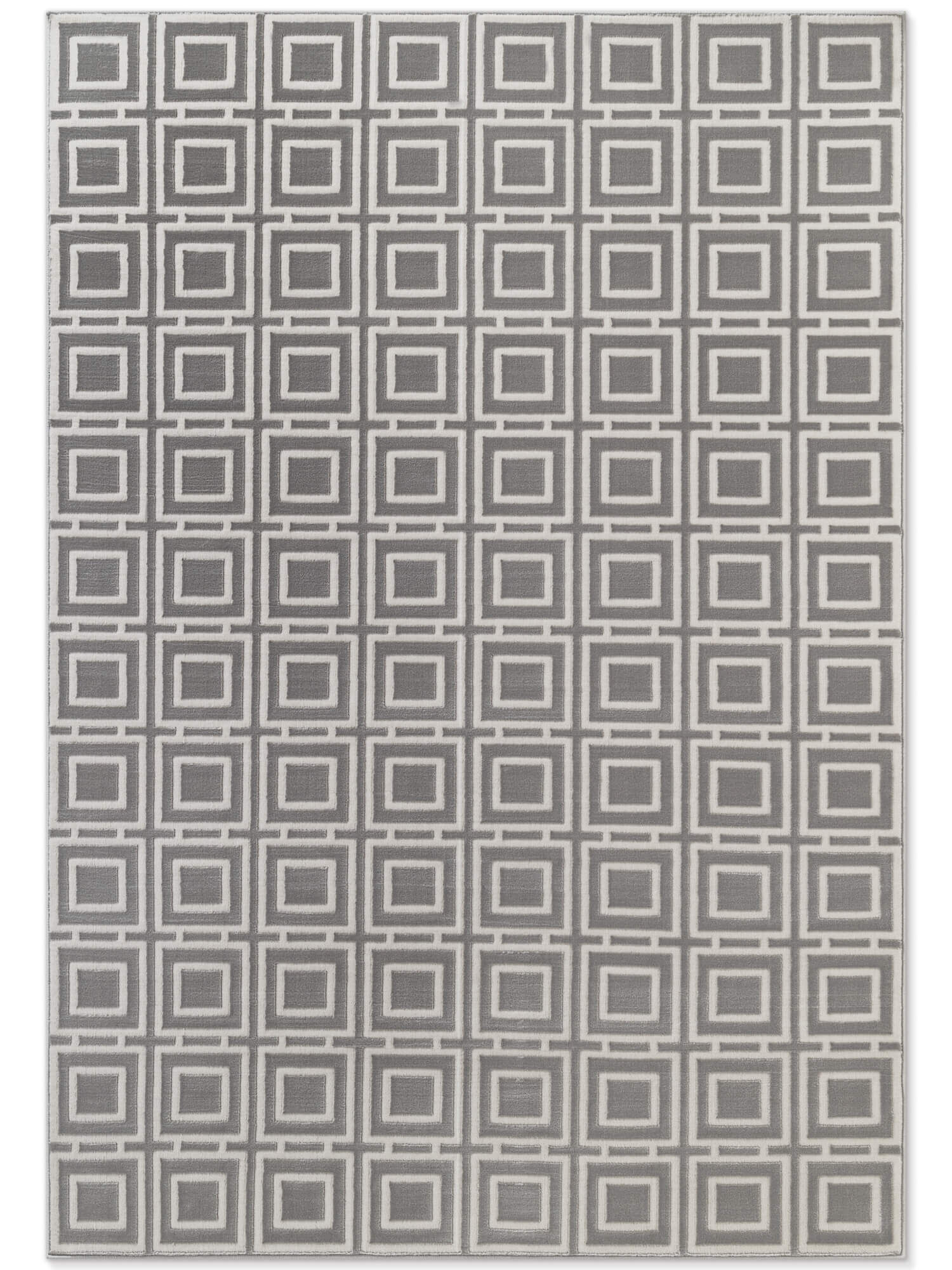 Teppich Kurzflor Modern Perles 106190 Creme Grau