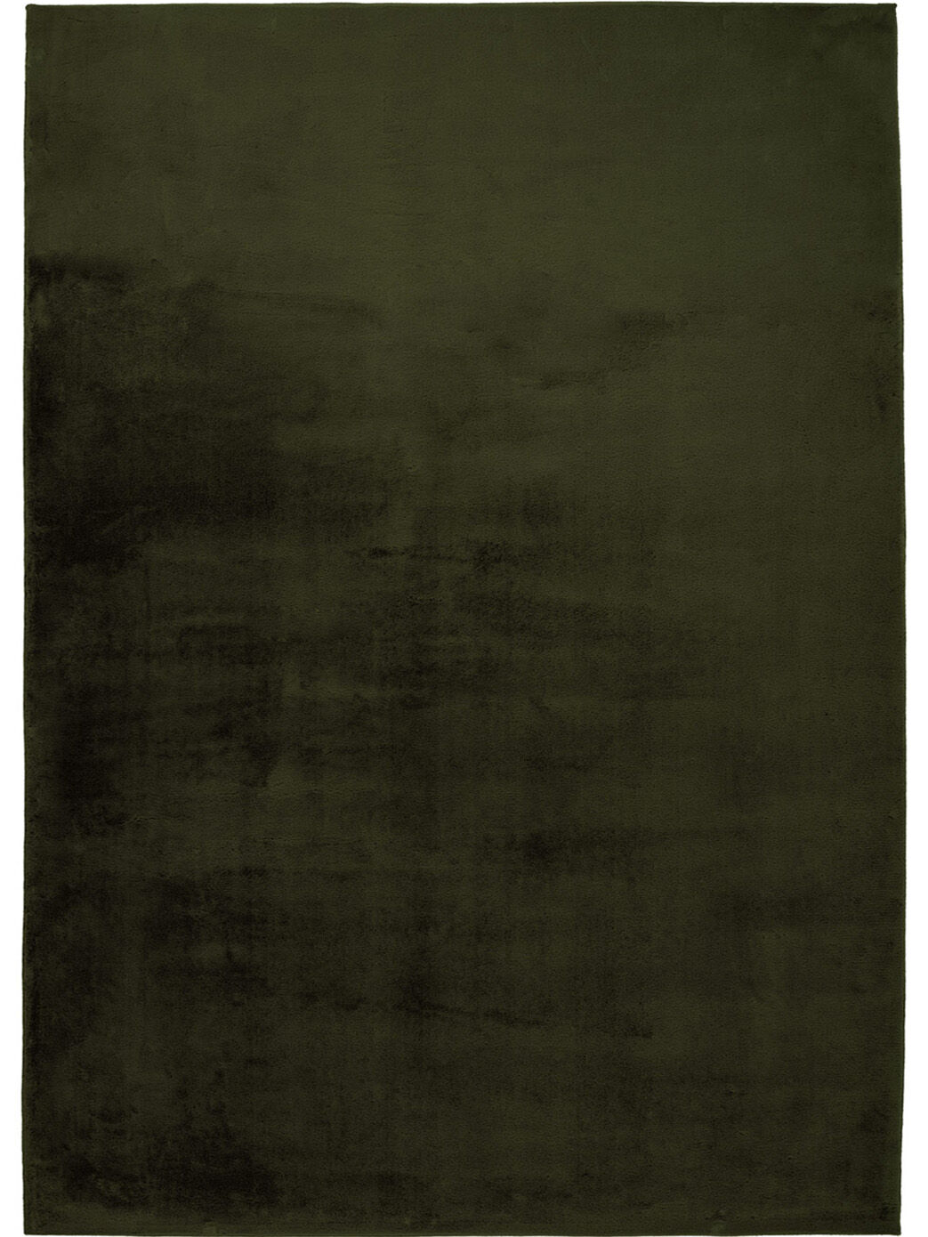 Flauschiger Teppich Mona 114 Olivgrün