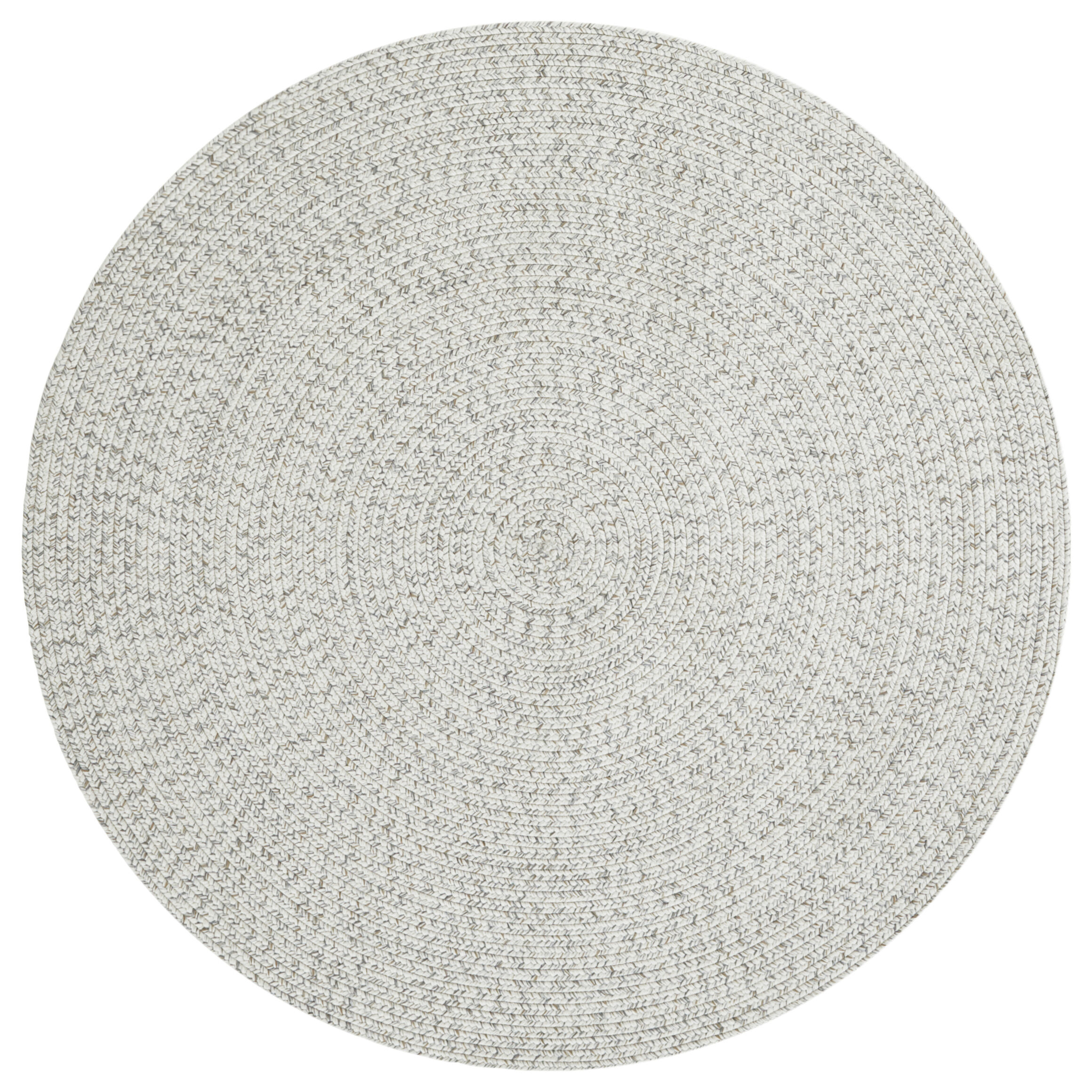 In- & Outdoor Teppich Northrugs Braided 5553 Melange Rund