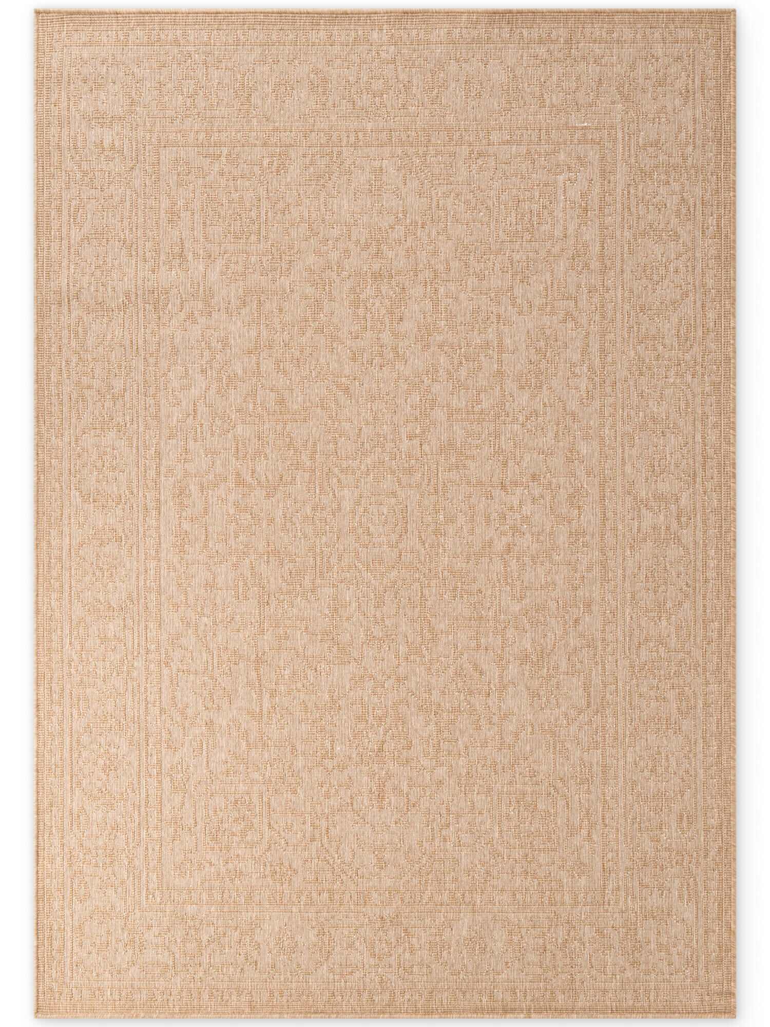 In- & Outdoor Wendeteppich Duet Kona 6250 Jute Weiß