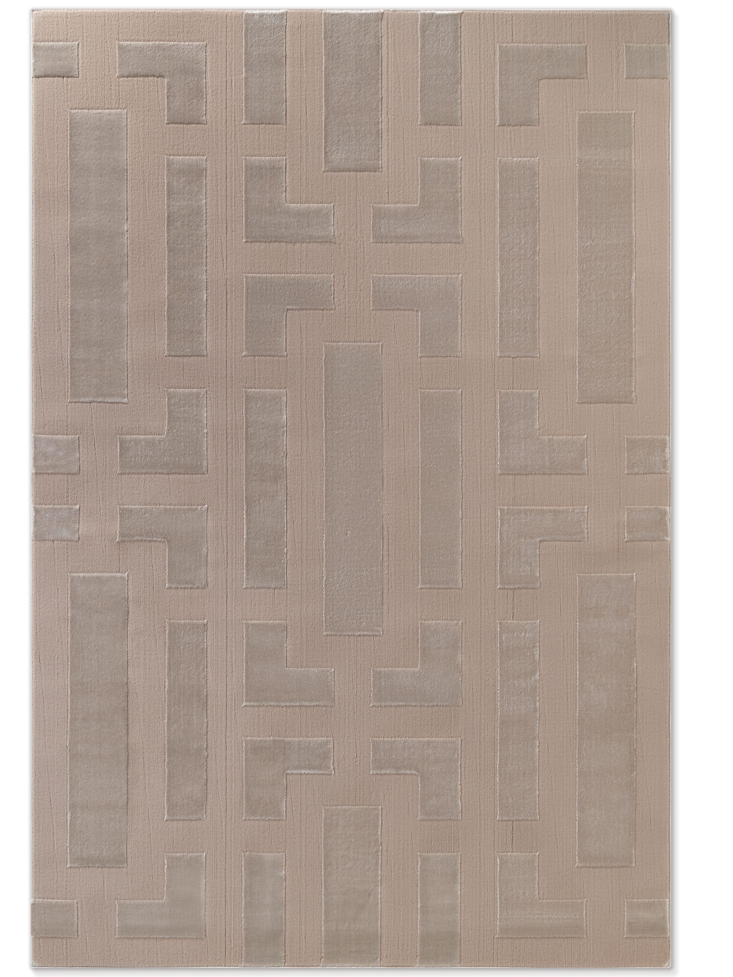 Teppich Kurzflor Modern Perles 106189 Beige