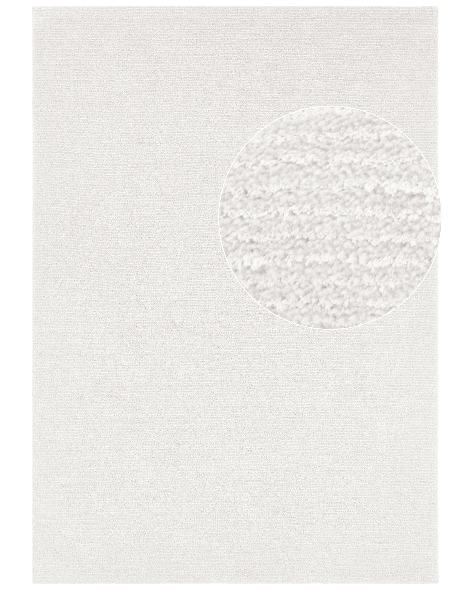 Kurzflor Teppich Cloud Supersoft 3936 Cremeweiß