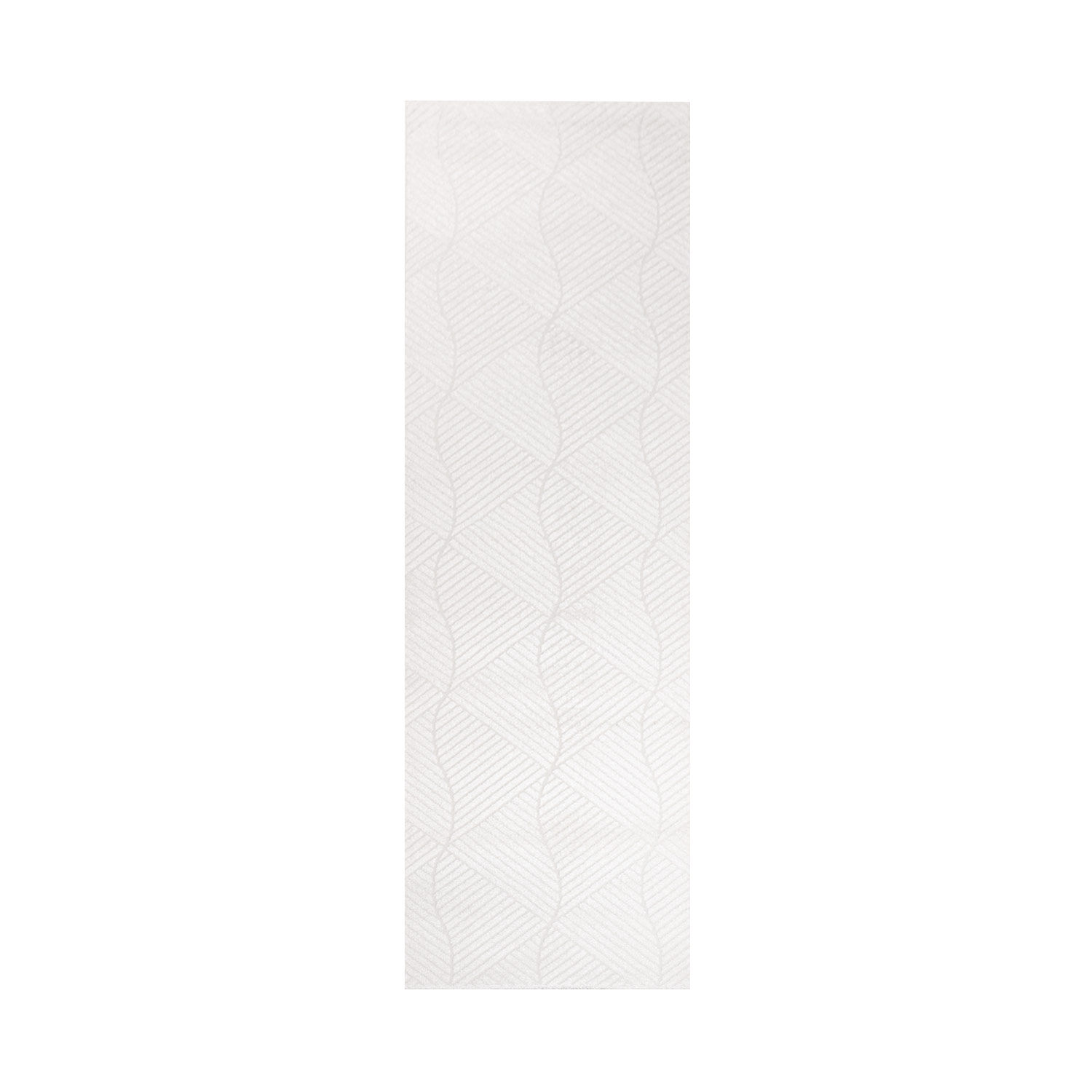 Teppich Modern Luxus Weiss 409 80x300 1
