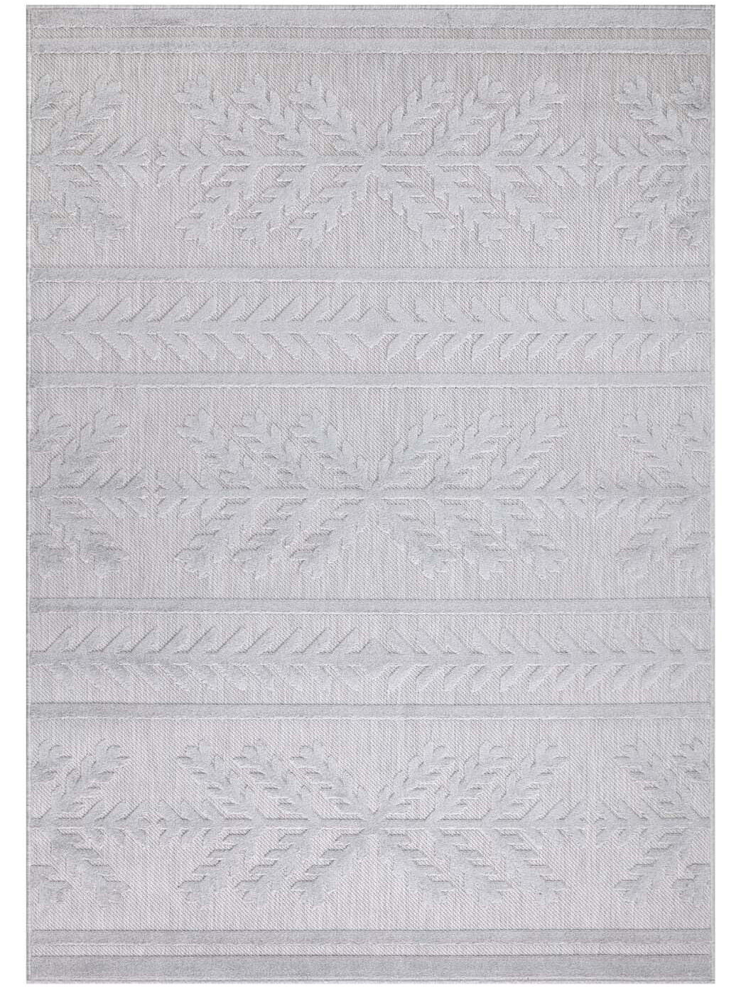 Flachgewebe Teppich Outdoor Akira 114 Silber 160x230 1.Jpg