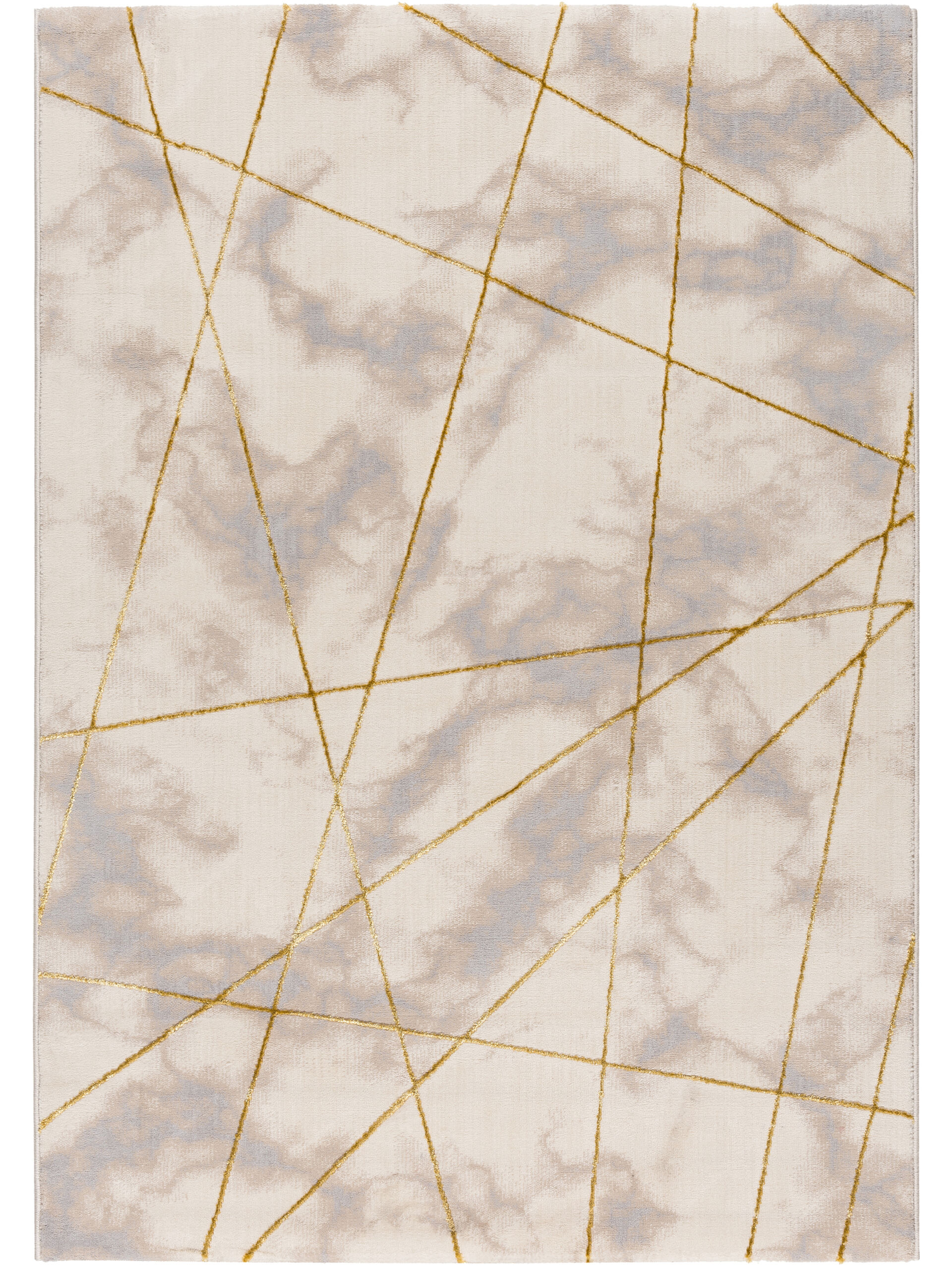 Teppich Modern Elara Gold