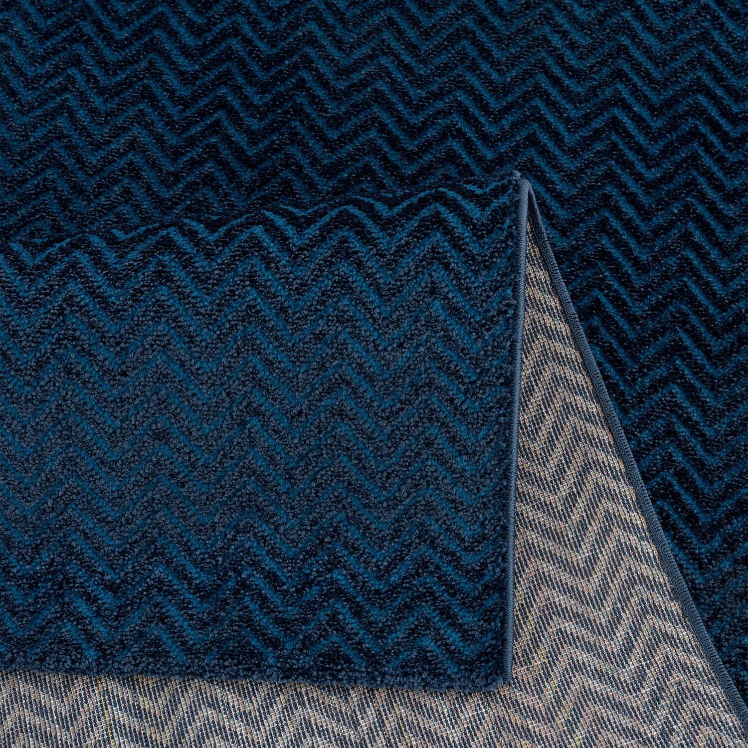 Teppich Modern Luxus Blau 508 Nah