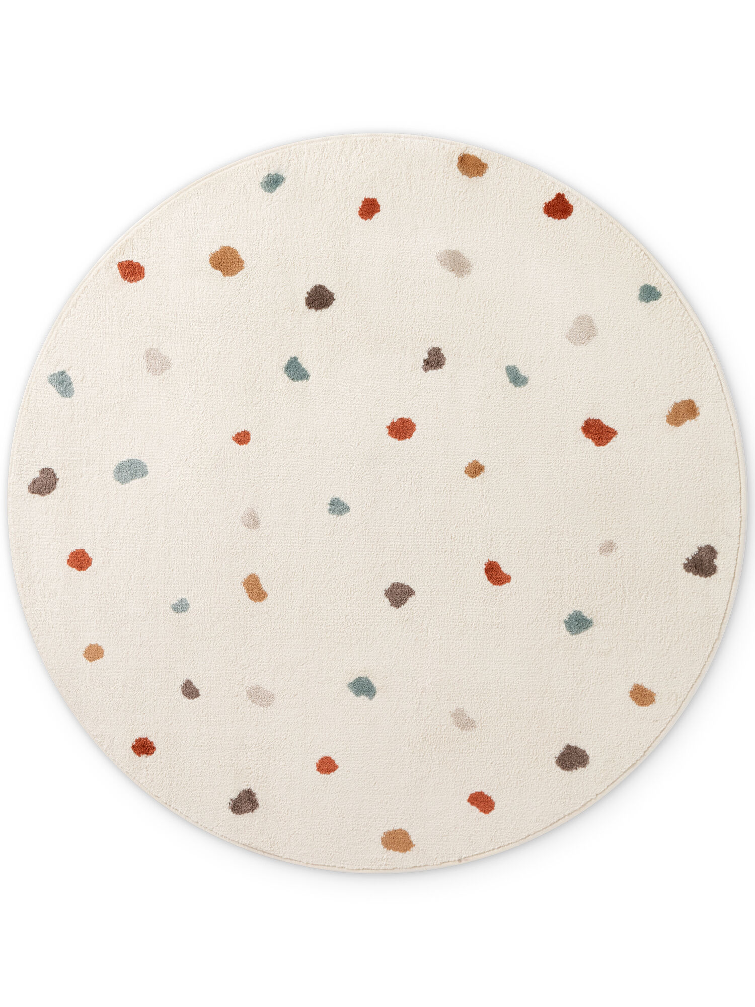Kinderteppich Punkte Muster Funny Dots Adventures 6210 Rund