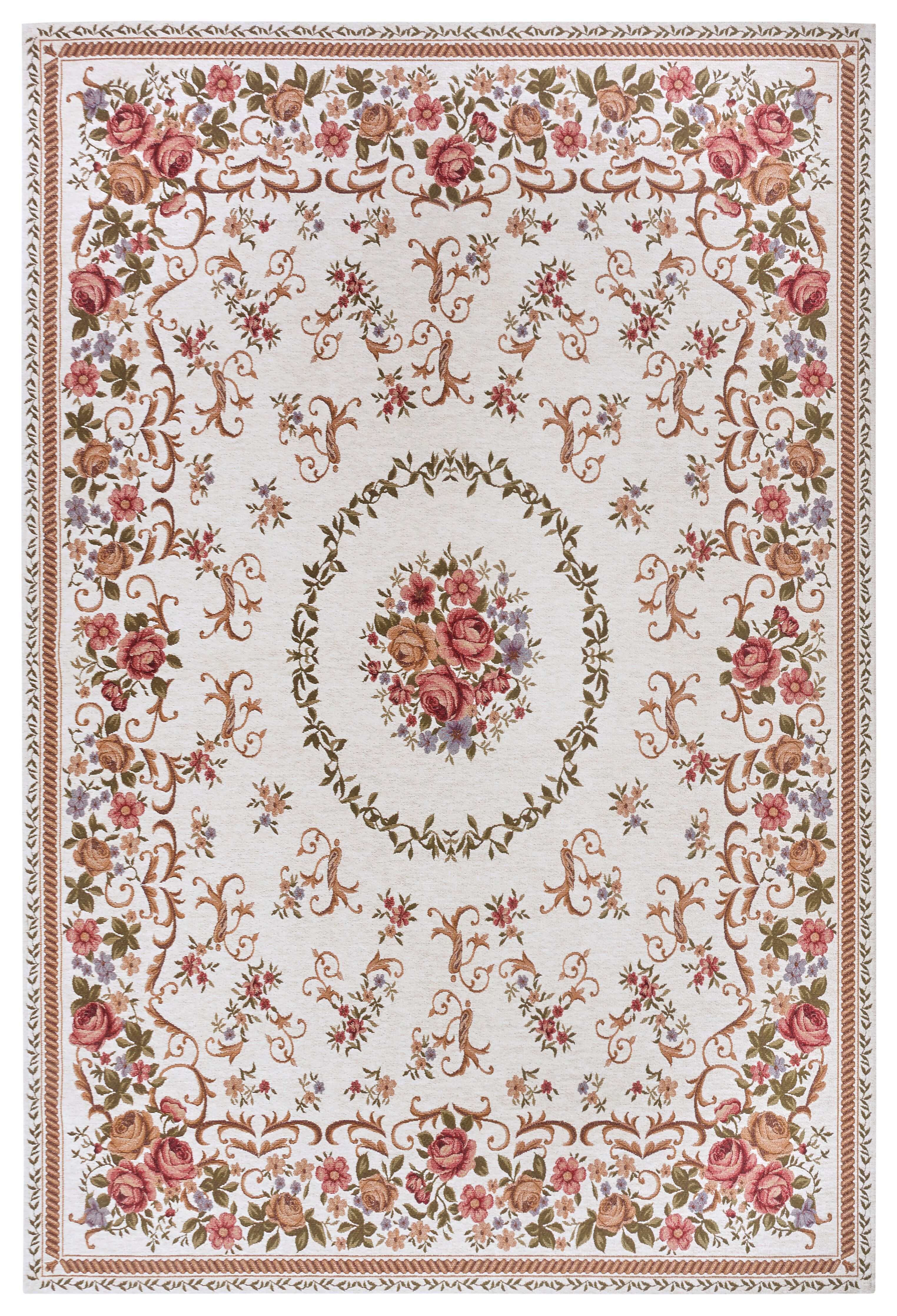 Teppich Orient Gobelin 5869 Creme/Mehrfarbig