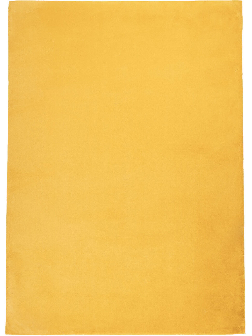 Flauschiger Teppich Mona Gelb Hoch