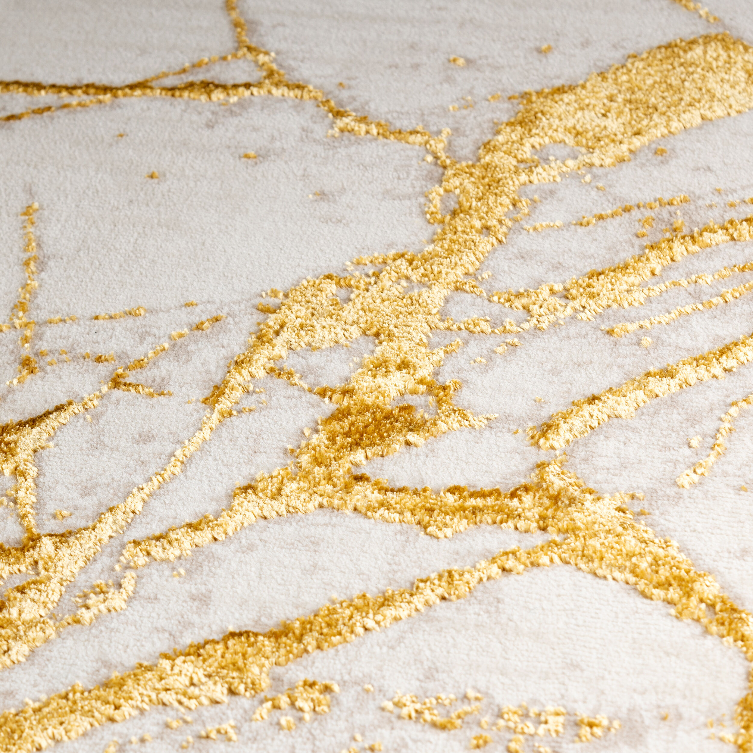 Teppich Modern Elara Gold