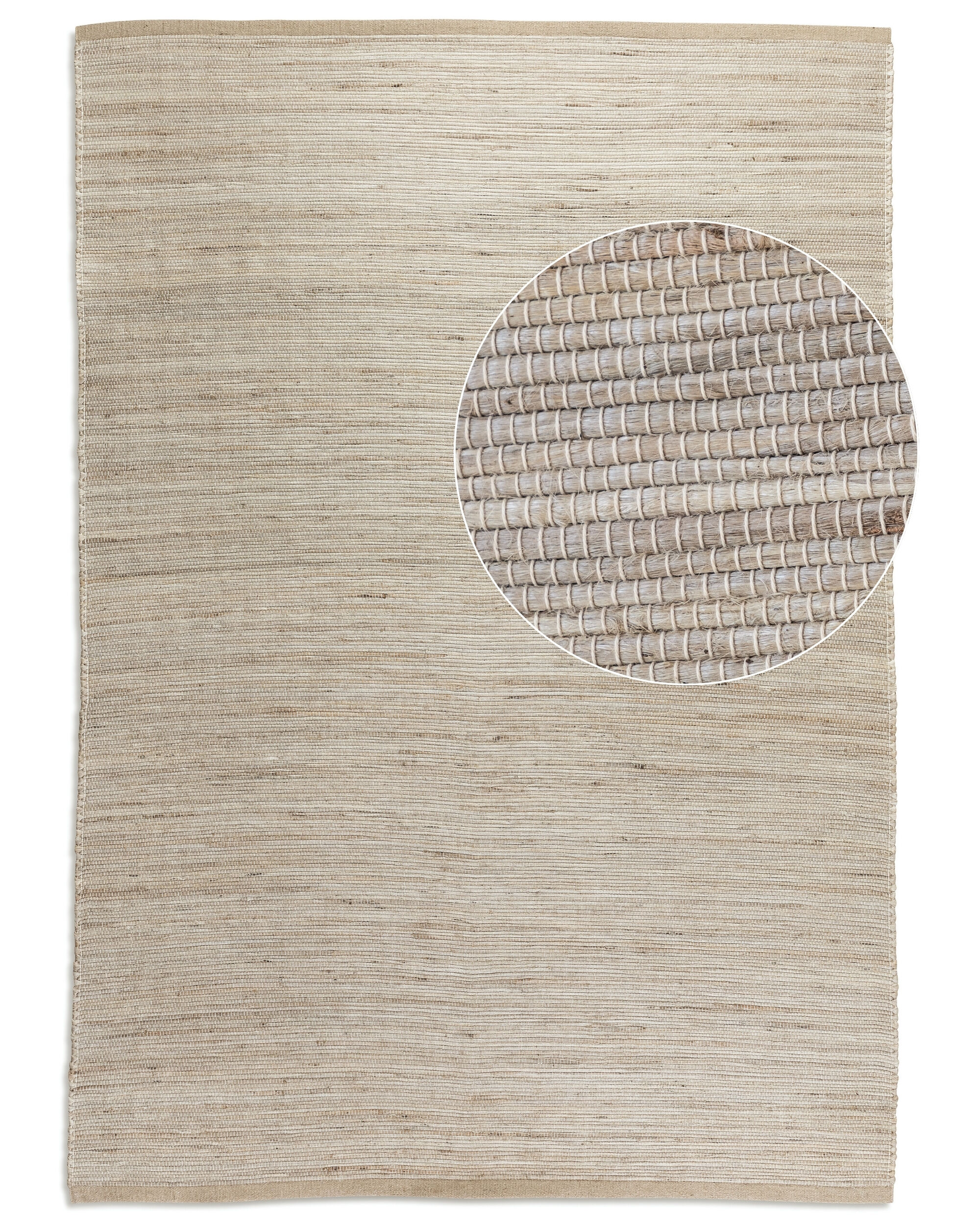 Juteteppich Handloom Dhaka 5962 Grau Braun