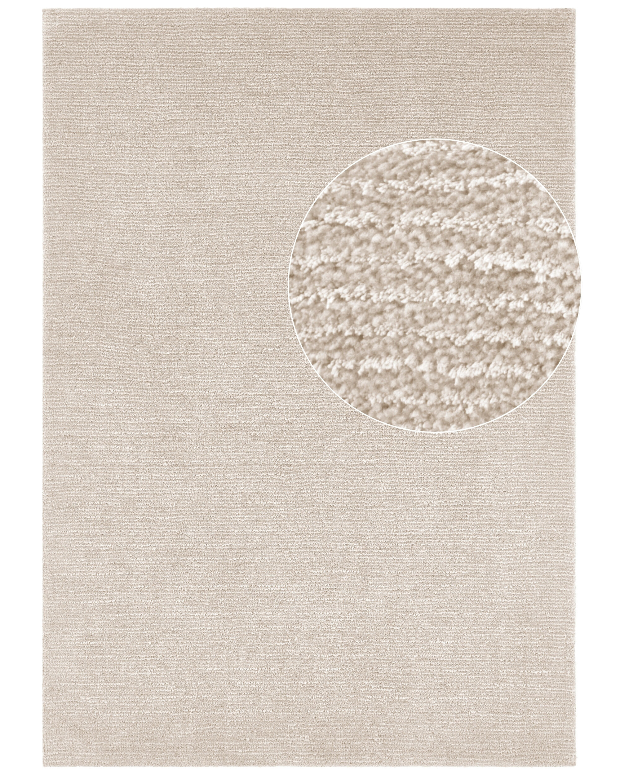 Kurzflor Teppich Cloud Supersoft 3932 Beige