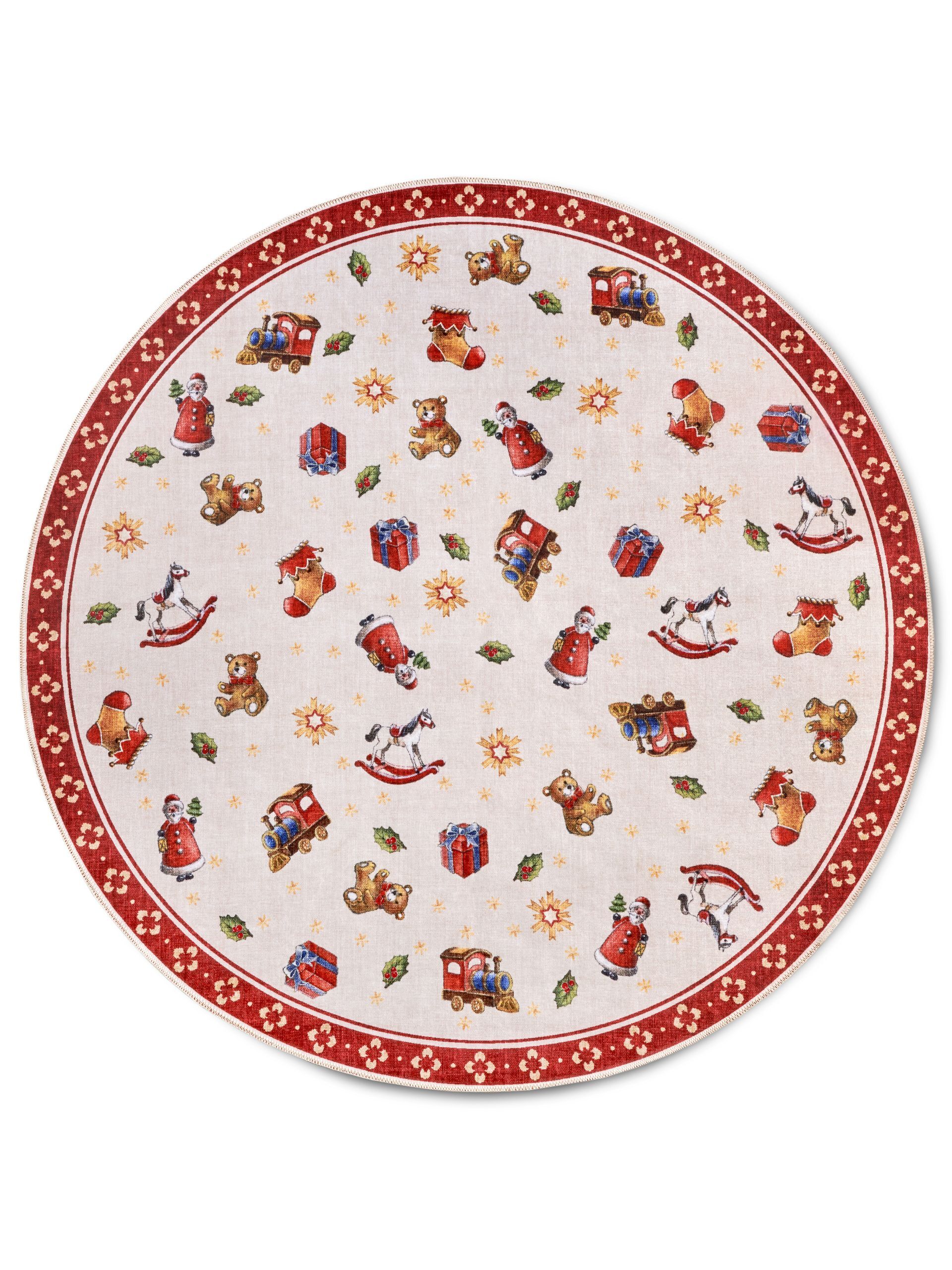  Villeroy & Boch Teppich Weihnachten Toy's Delight 6192 Rot Rund