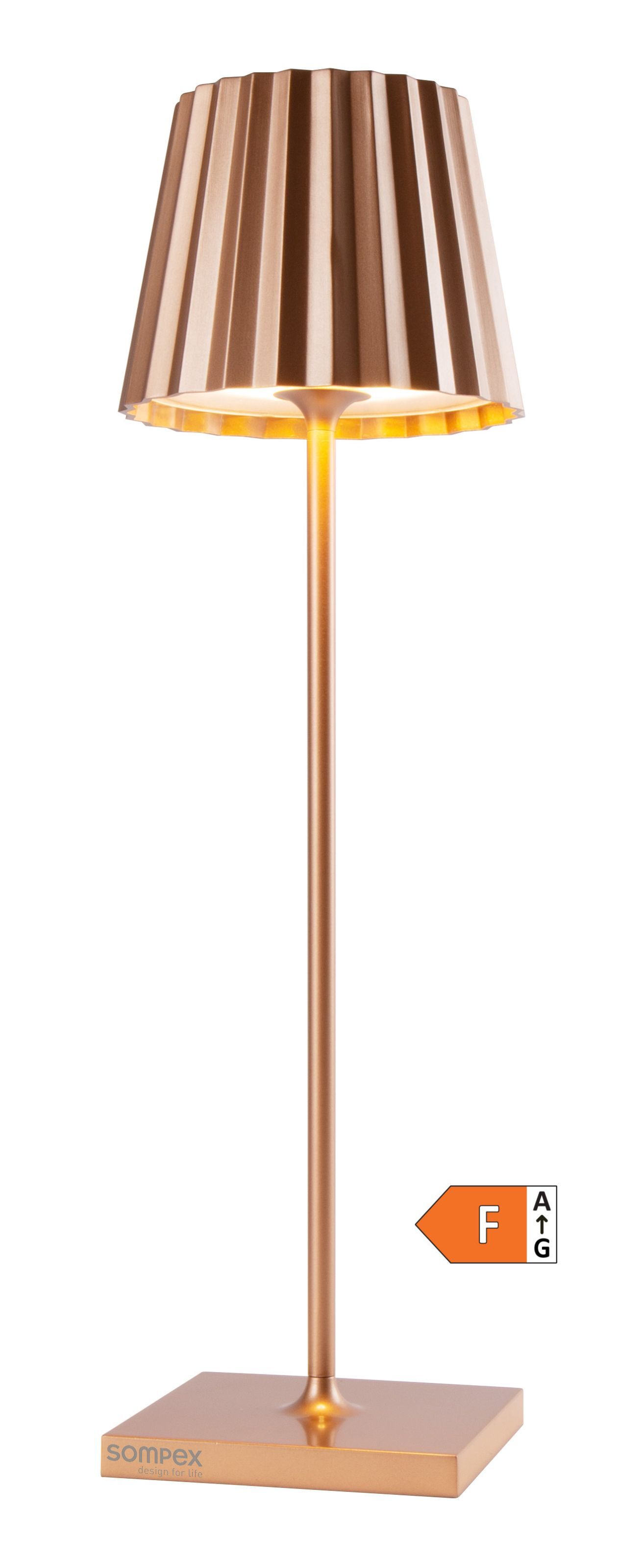 In - & Outdoor Akku-Tischleuchte TROLL 2.0 Kupfer
