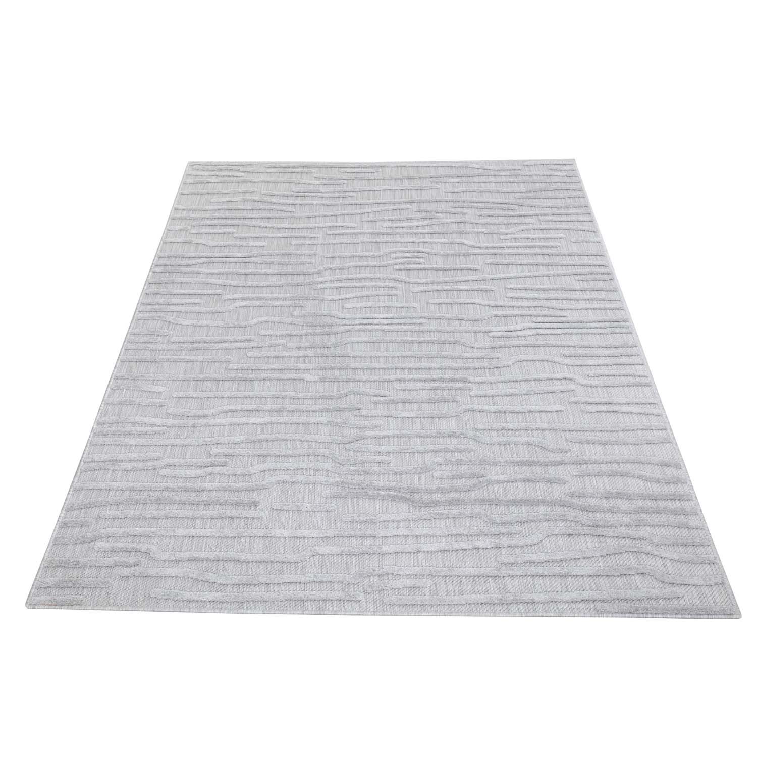Flachgewebe Teppich Outdoor Akira 154 Grau 160x230 6