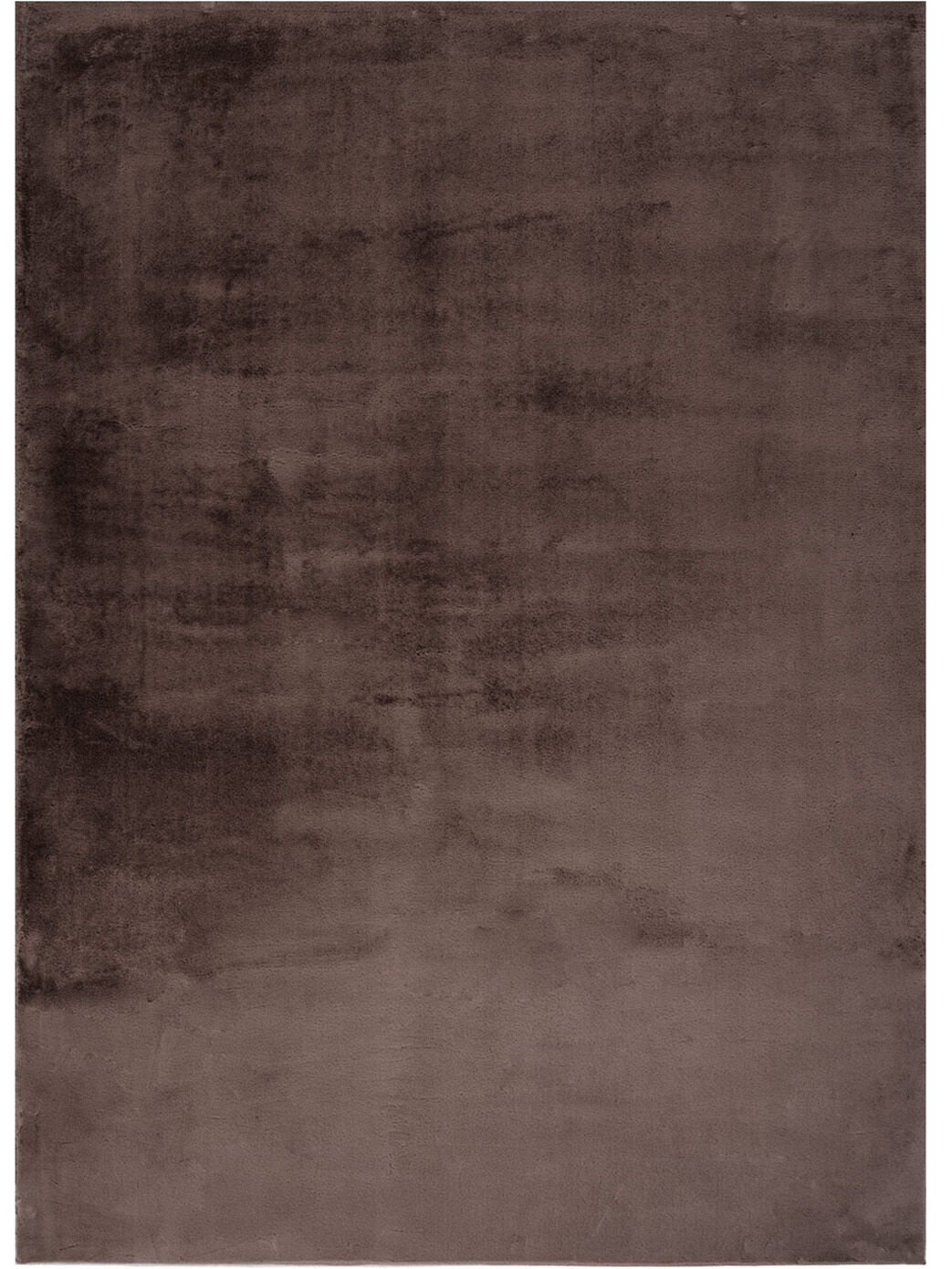 Flauschiger Teppich Mona Dunkel Taupe 160x230 1