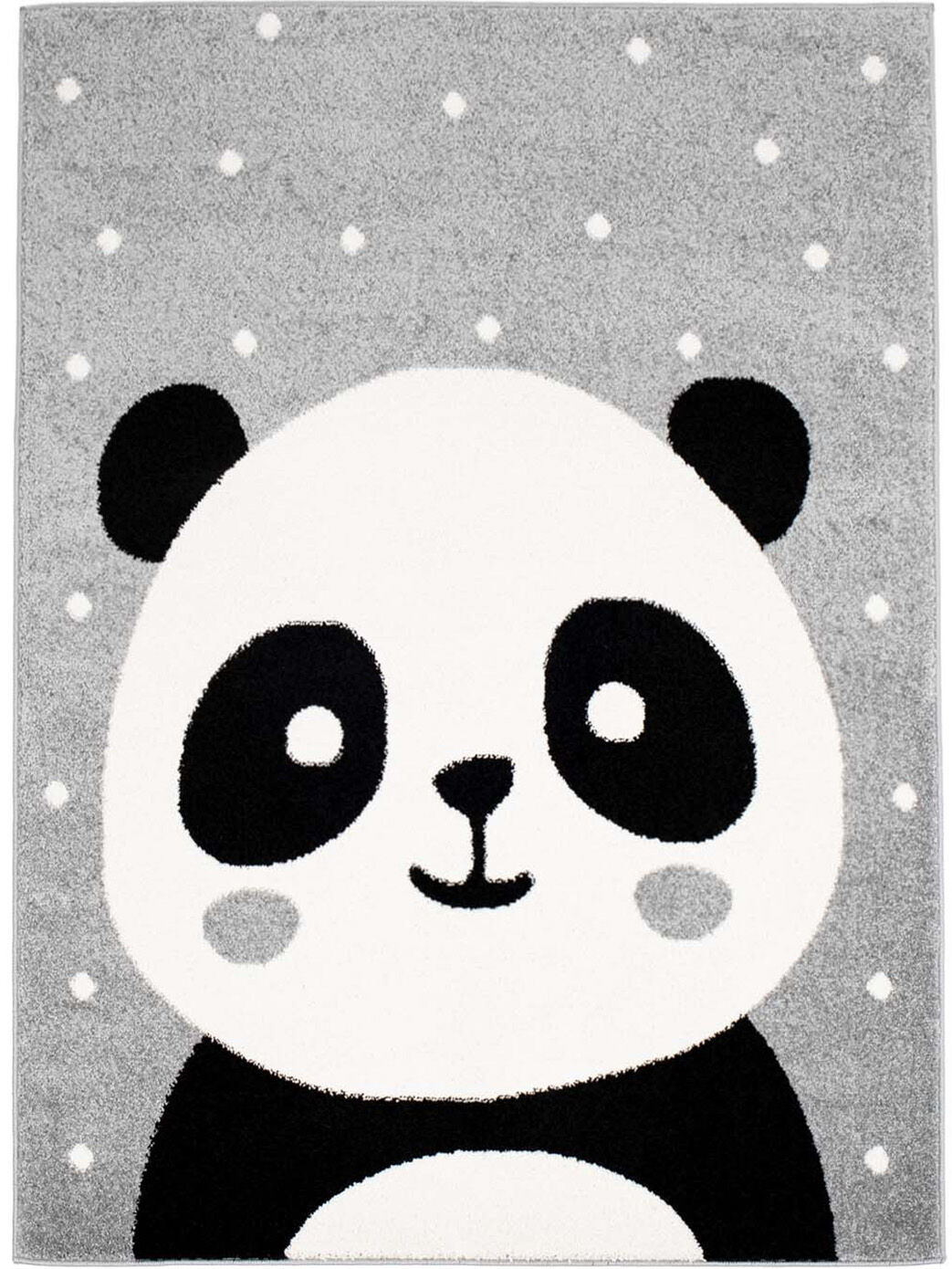 Kinderteppich Panda Grau 4331 Hoch