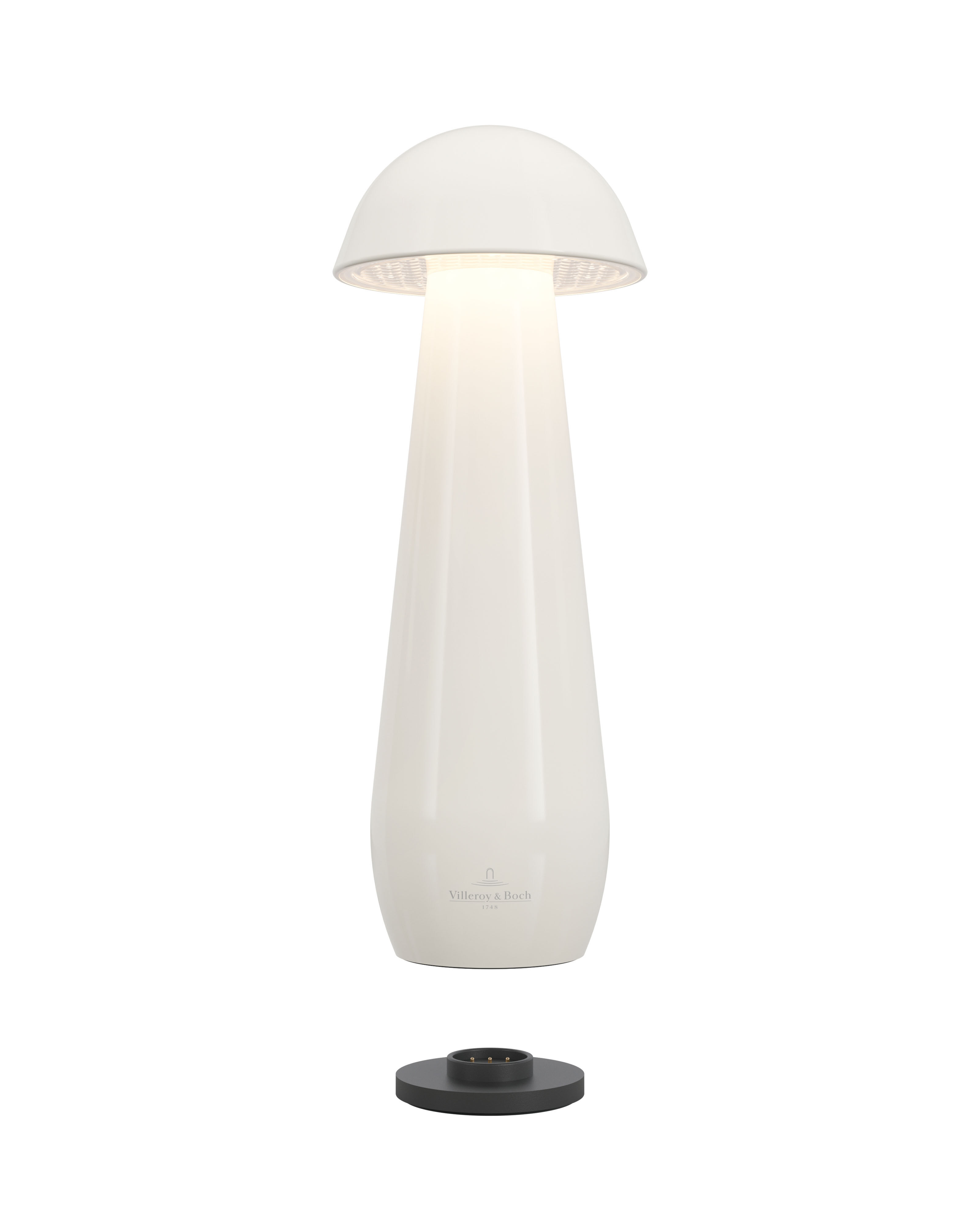 In - & Outdoor Akku-Tischleuchte MODENA Weiß Keramik