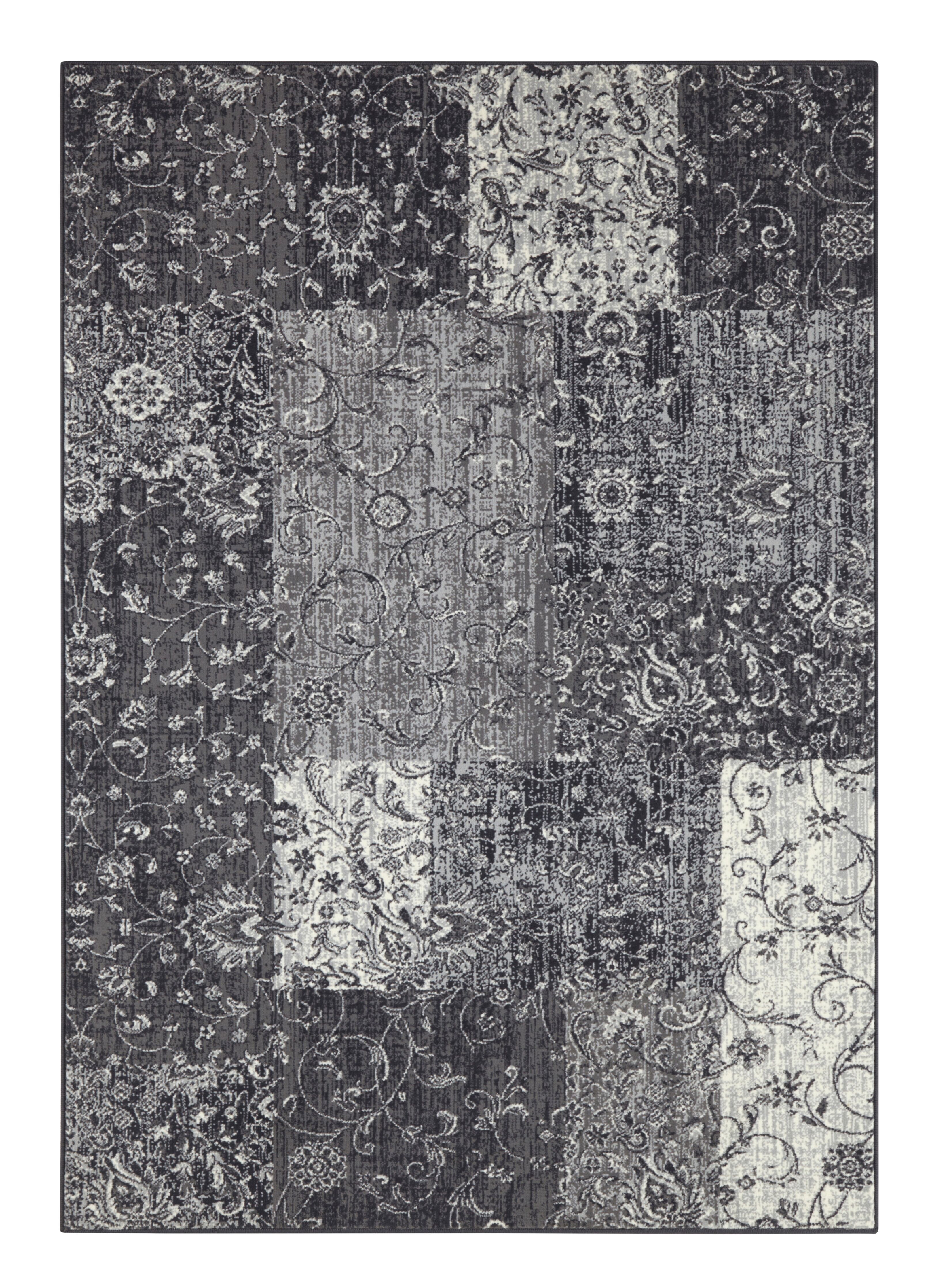 Teppich Patchwork Celebration 3463 Grau/Creme