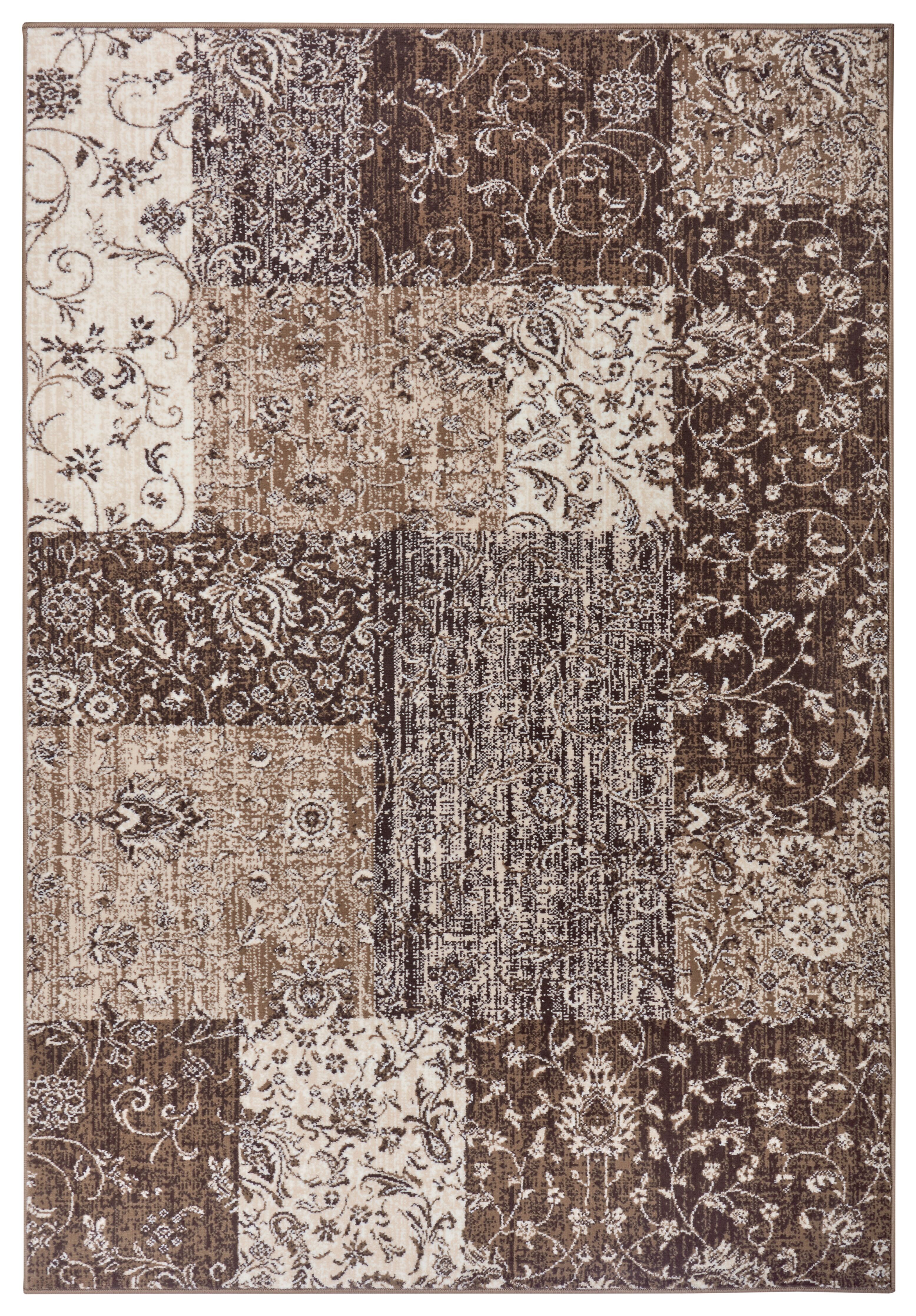 Teppich Patchwork Celebration 5448 Taupe