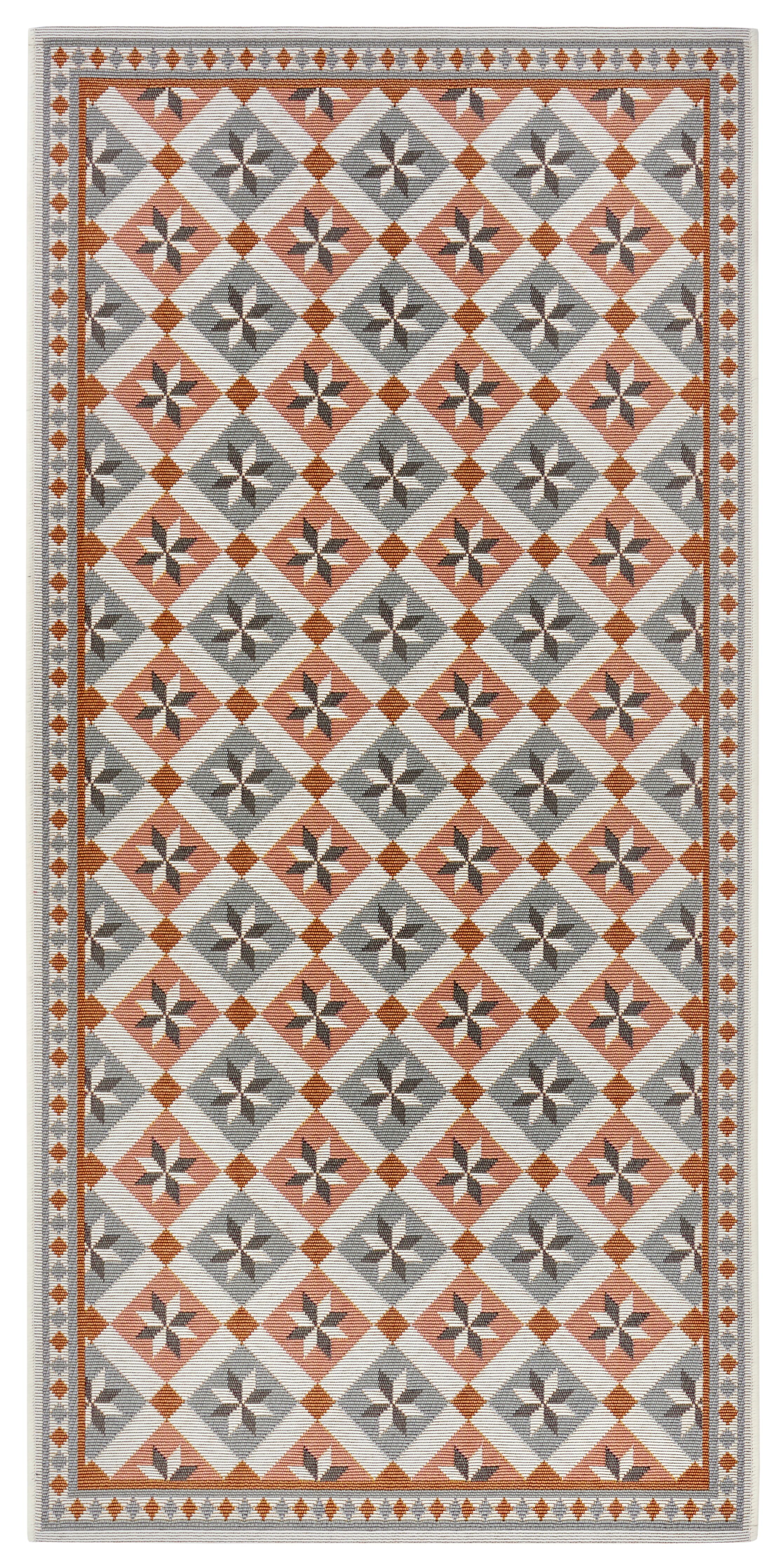 Läufer Mosaik Cappuccino 5878 Creme/Terra