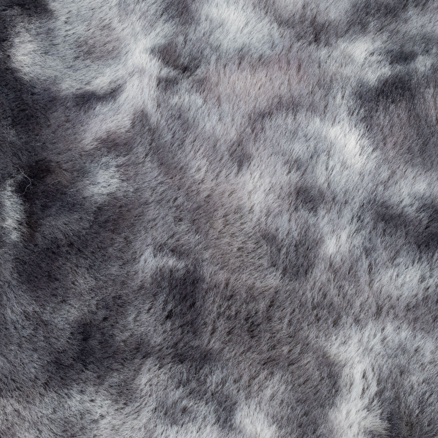 Fellteppich Cloudy Marmor Anthrazit Schwarz Detail