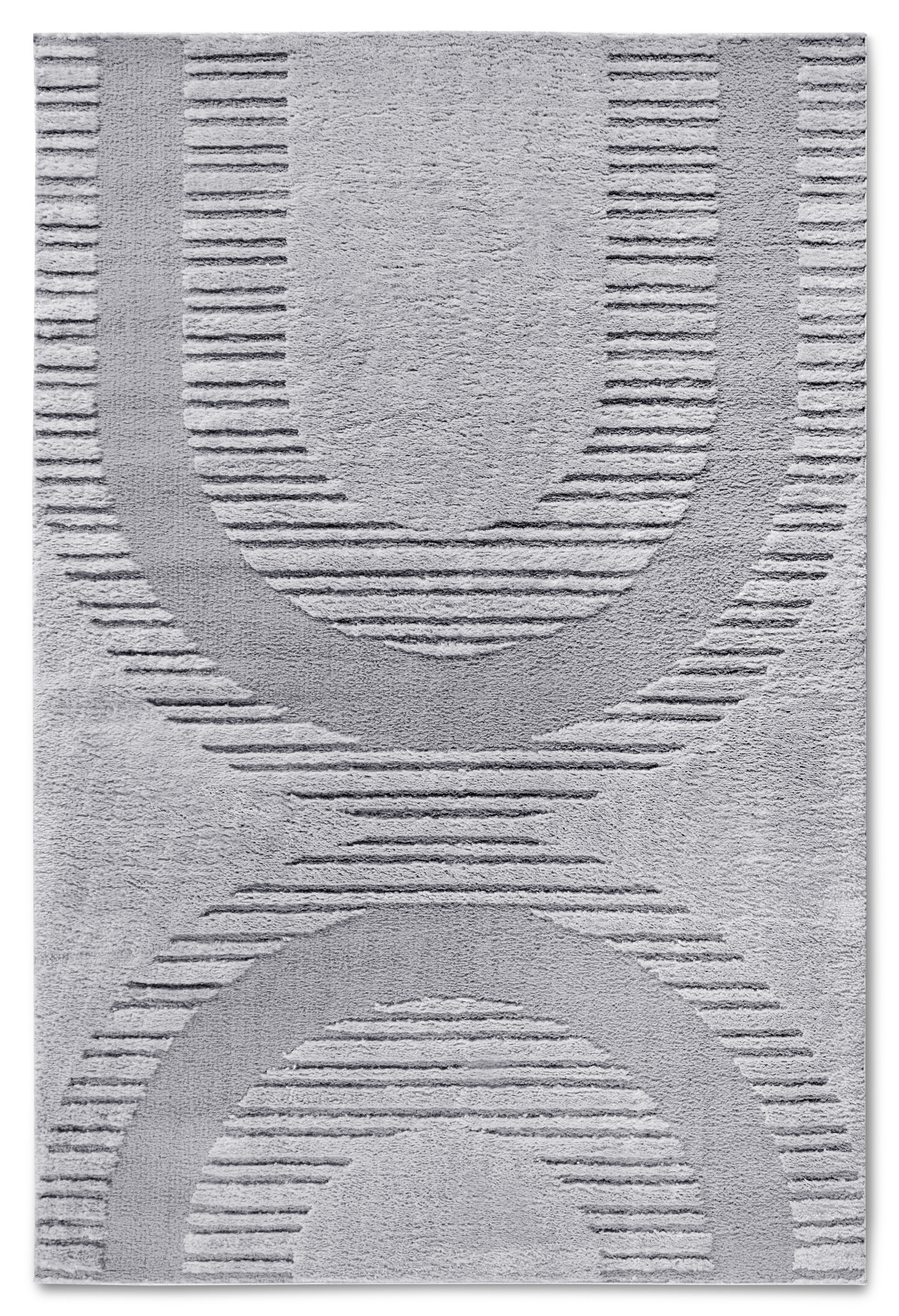 Teppich Modern Hochflor Gallery 106088 Grau