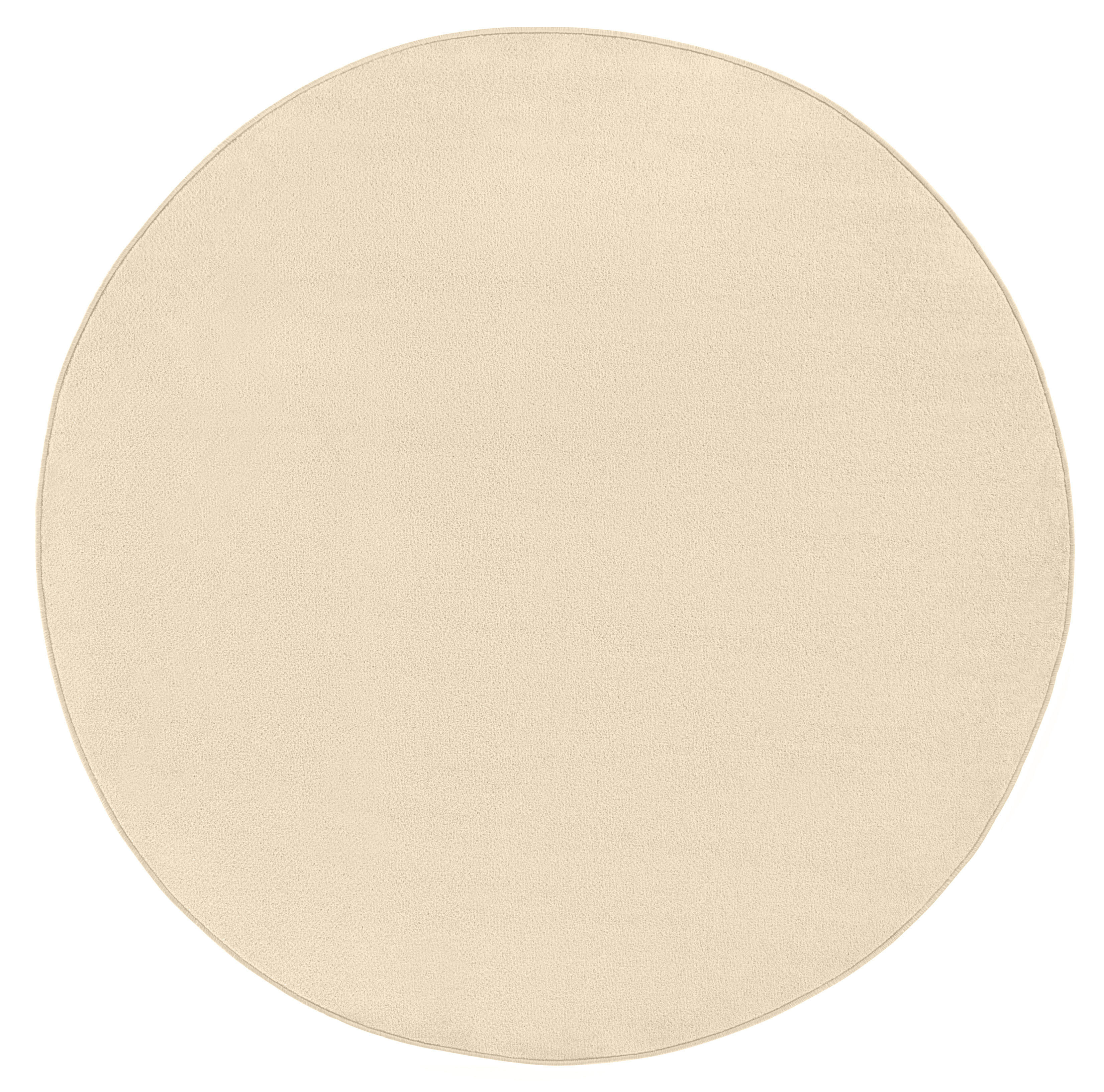 Kurzflorteppich Fancy 3003 Beige Rund