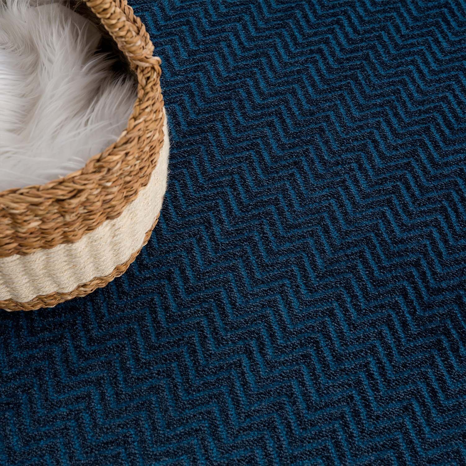 Teppich Modern Luxus Blau 508 Deko