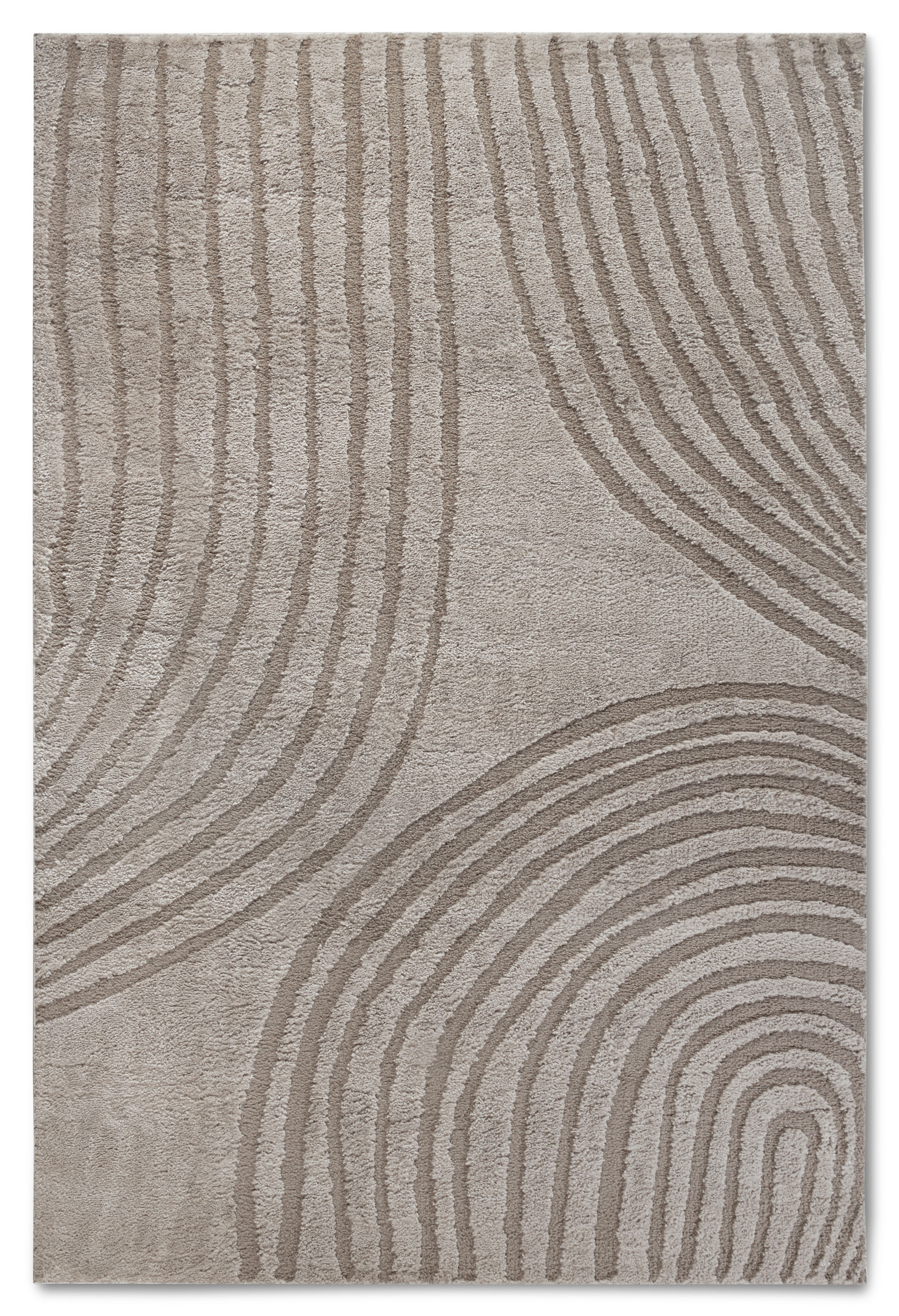 Teppich Modern Hochflor Gallery 106084 Beige