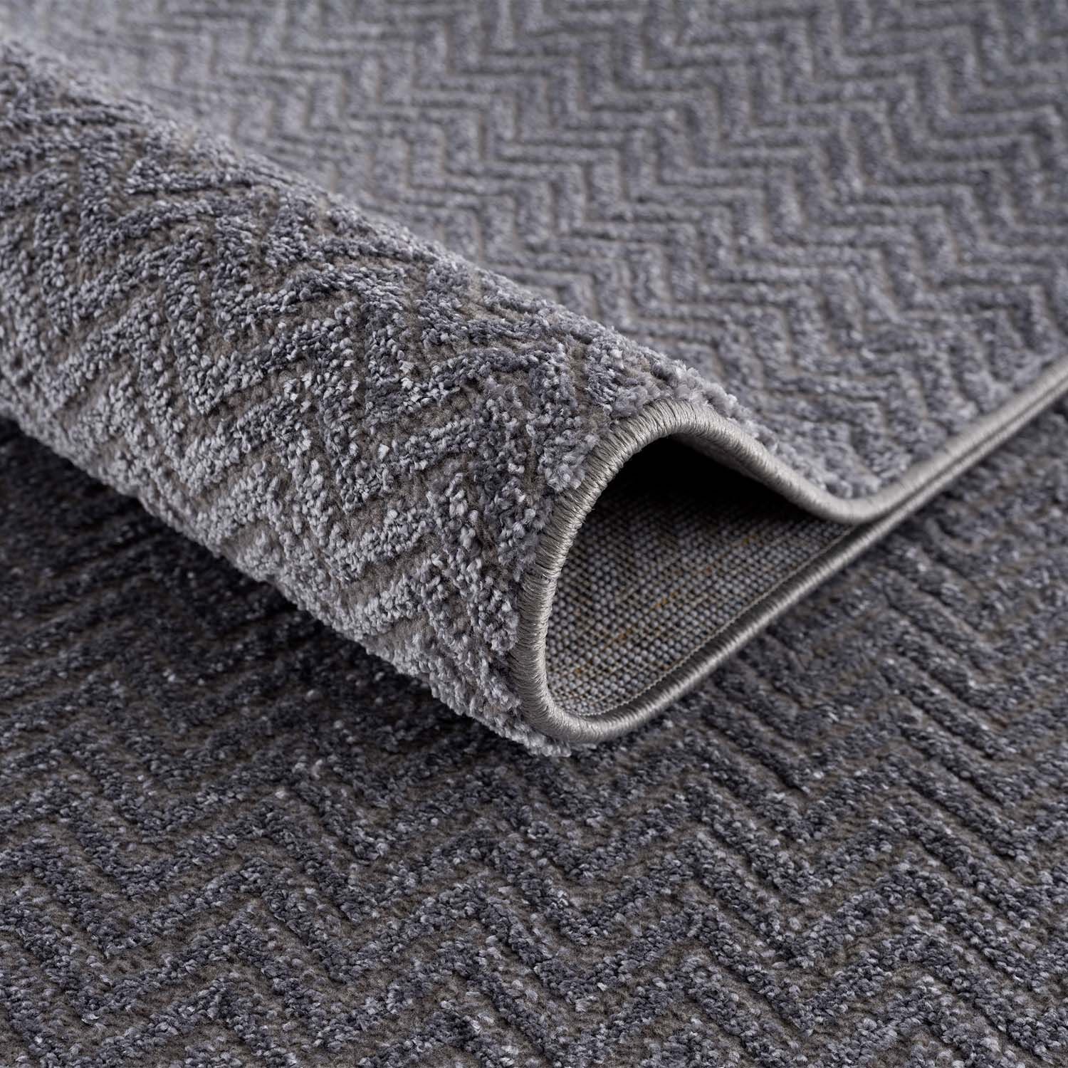 Teppich Modern Luxus Grau 508 Detail