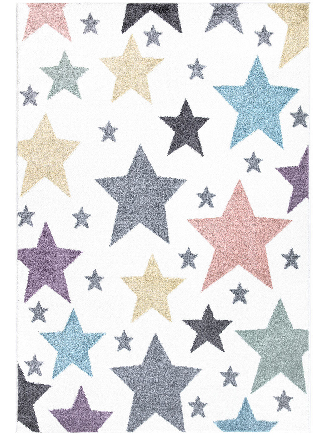 Kinderteppich Sterne Bunt 160x230 1