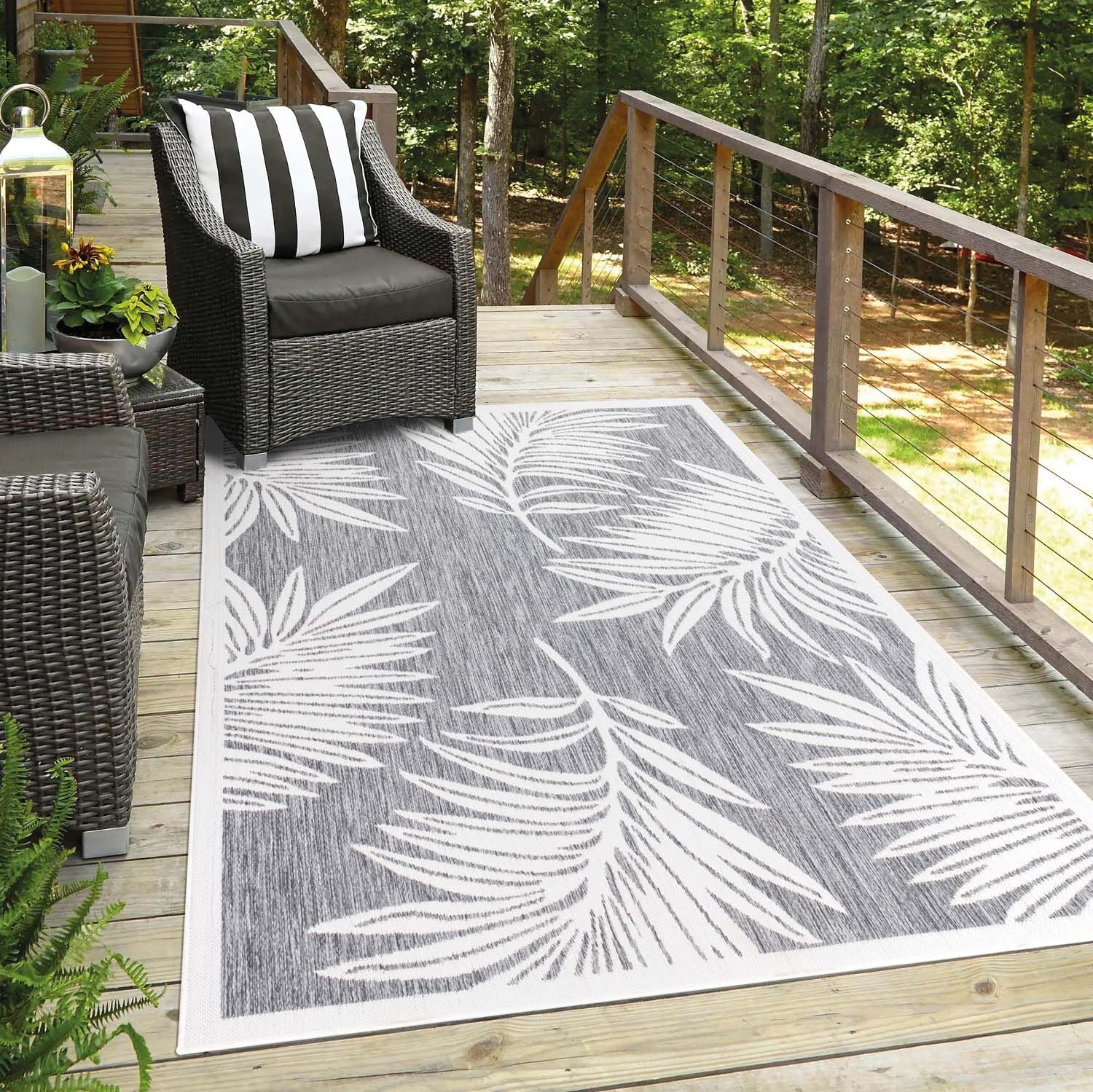  In Outdoor Teppich Nature 864 Grau 160x230 Room