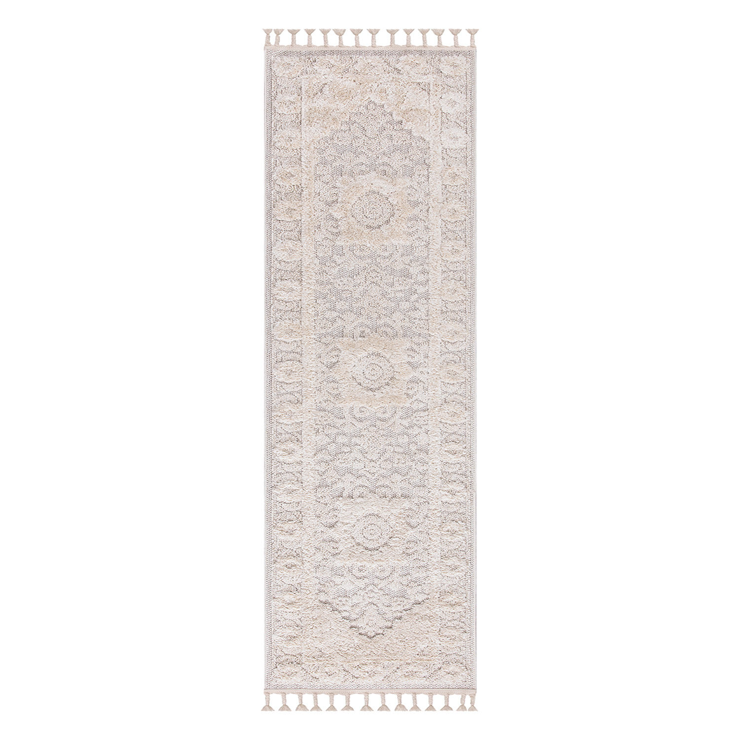 Teppich Skandinavisch Grau Aya 237 80x300