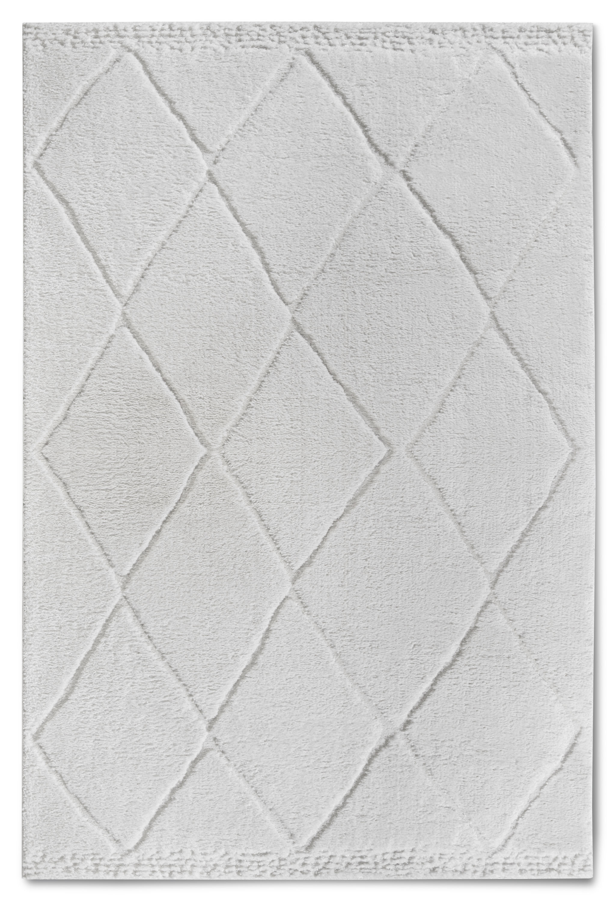 Teppich Modern Hochflor Gallery 106083 Weiß