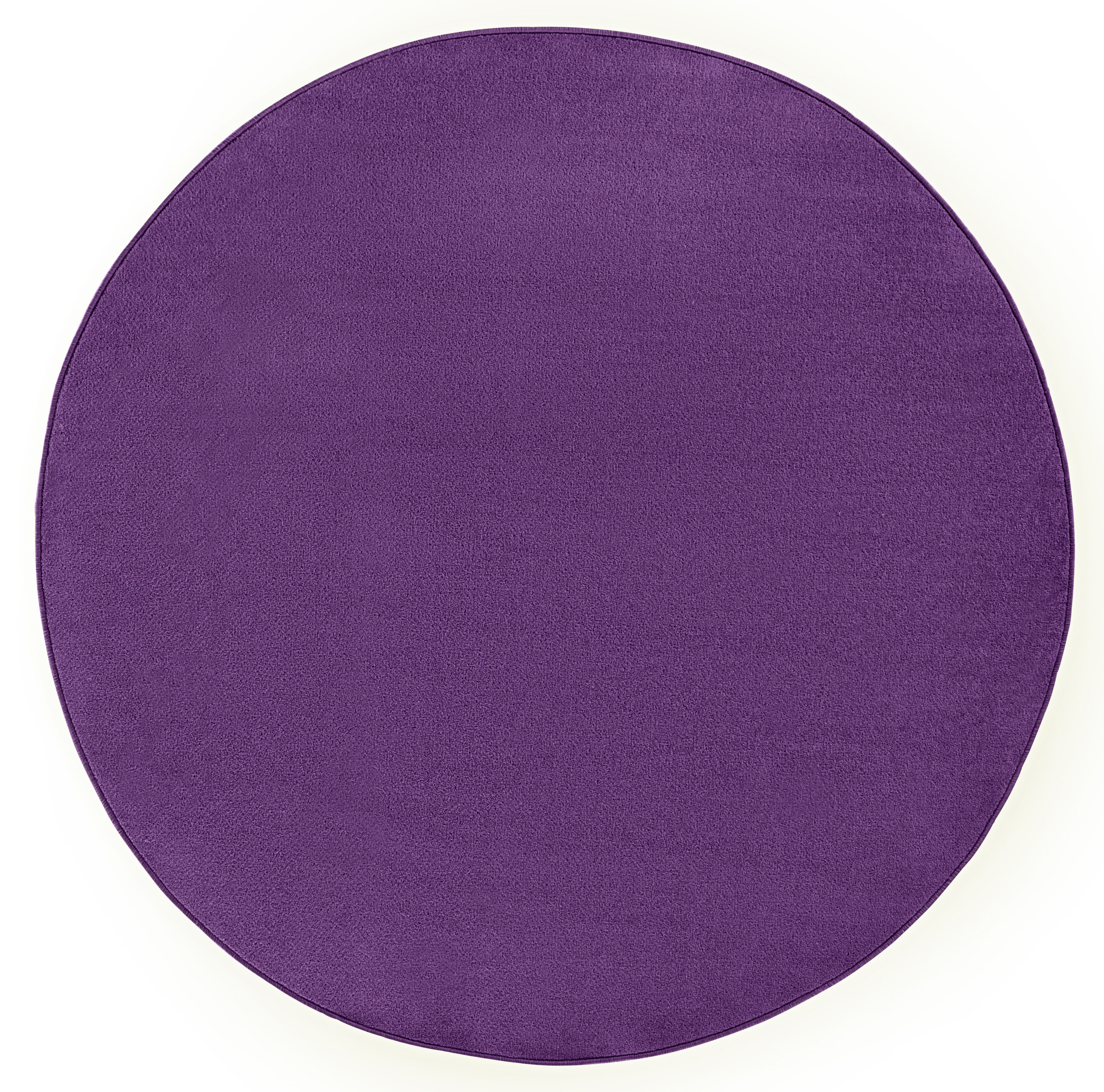 Kurzflorteppich Fancy 3005 Violett Rund