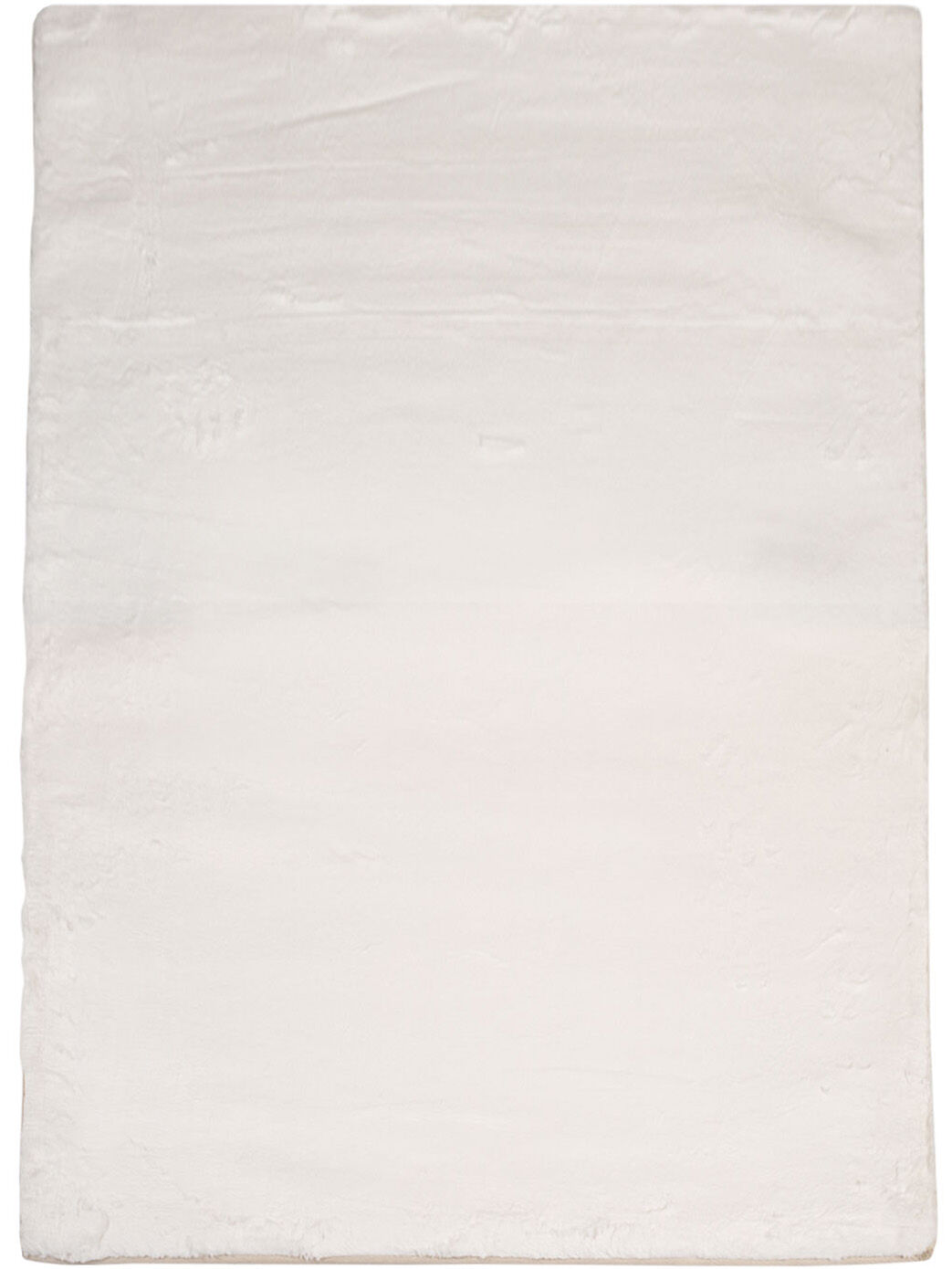 Flauschiger Teppich Mona 114 Weiß