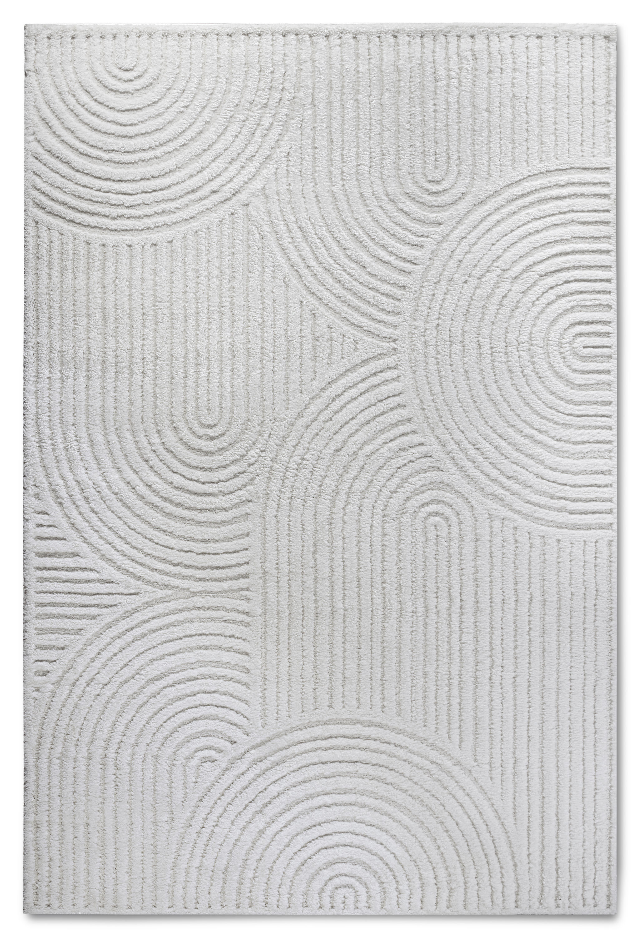 Teppich Modern Hochflor Gallery 106092 Weiß