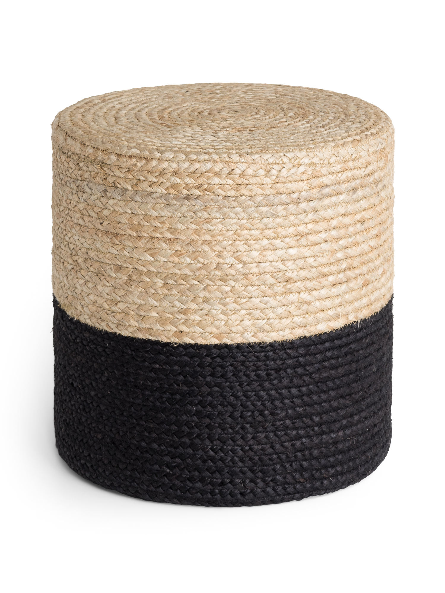 Jute Pouf Jutta Natural Gold Black 6237