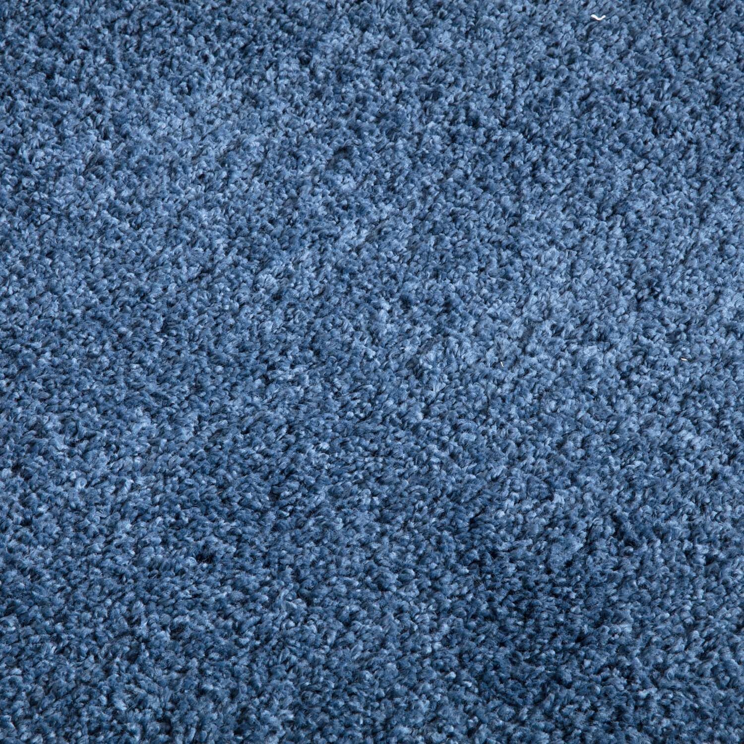 Hochflor Teppich Blau 160x230 5